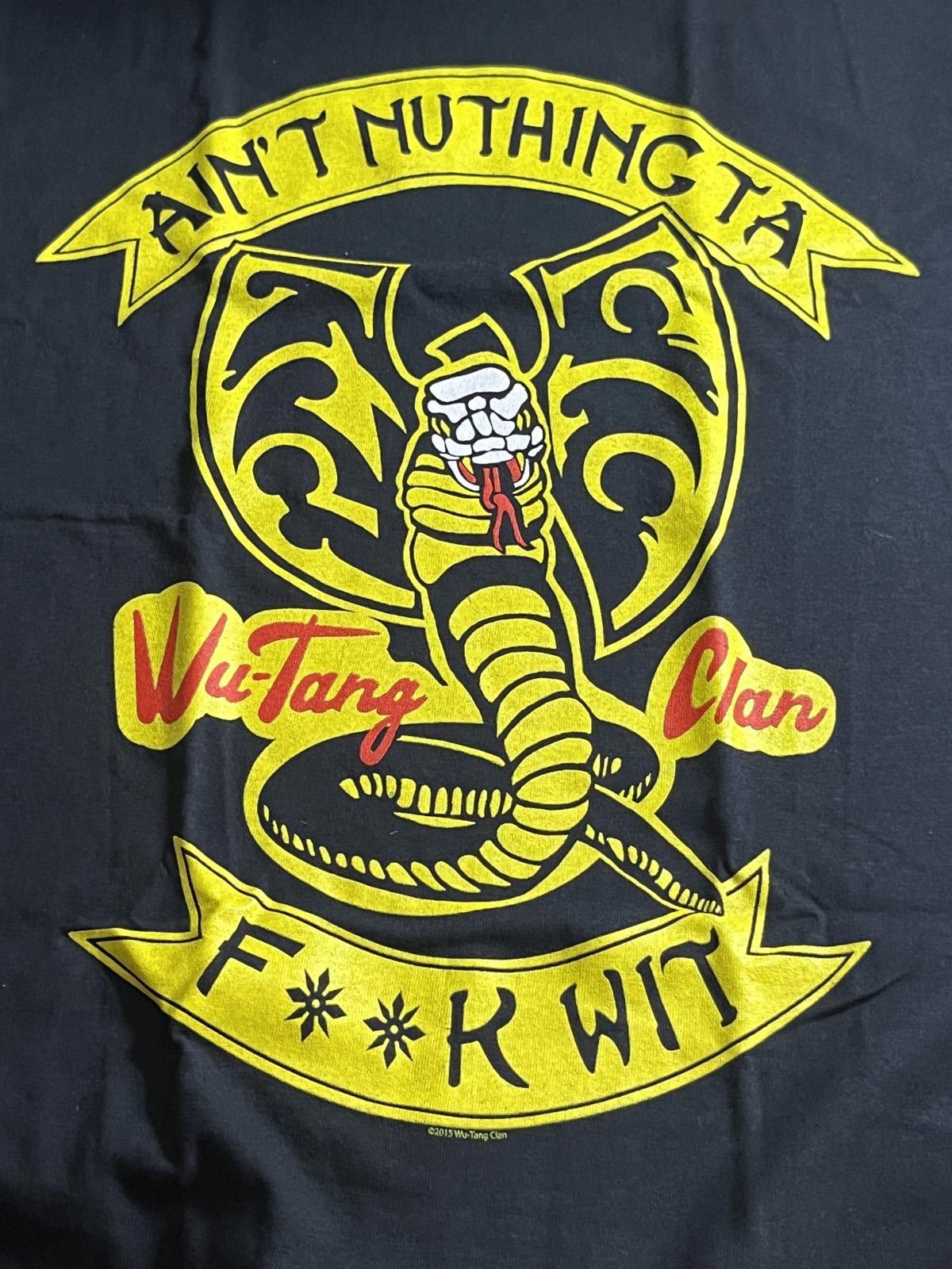 Designer Wu-Tang T-shirt Ain't Nuthing Ta F Wit Cobra Kai Size US S / EU 44-46 / 1 - 3 Thumbnail