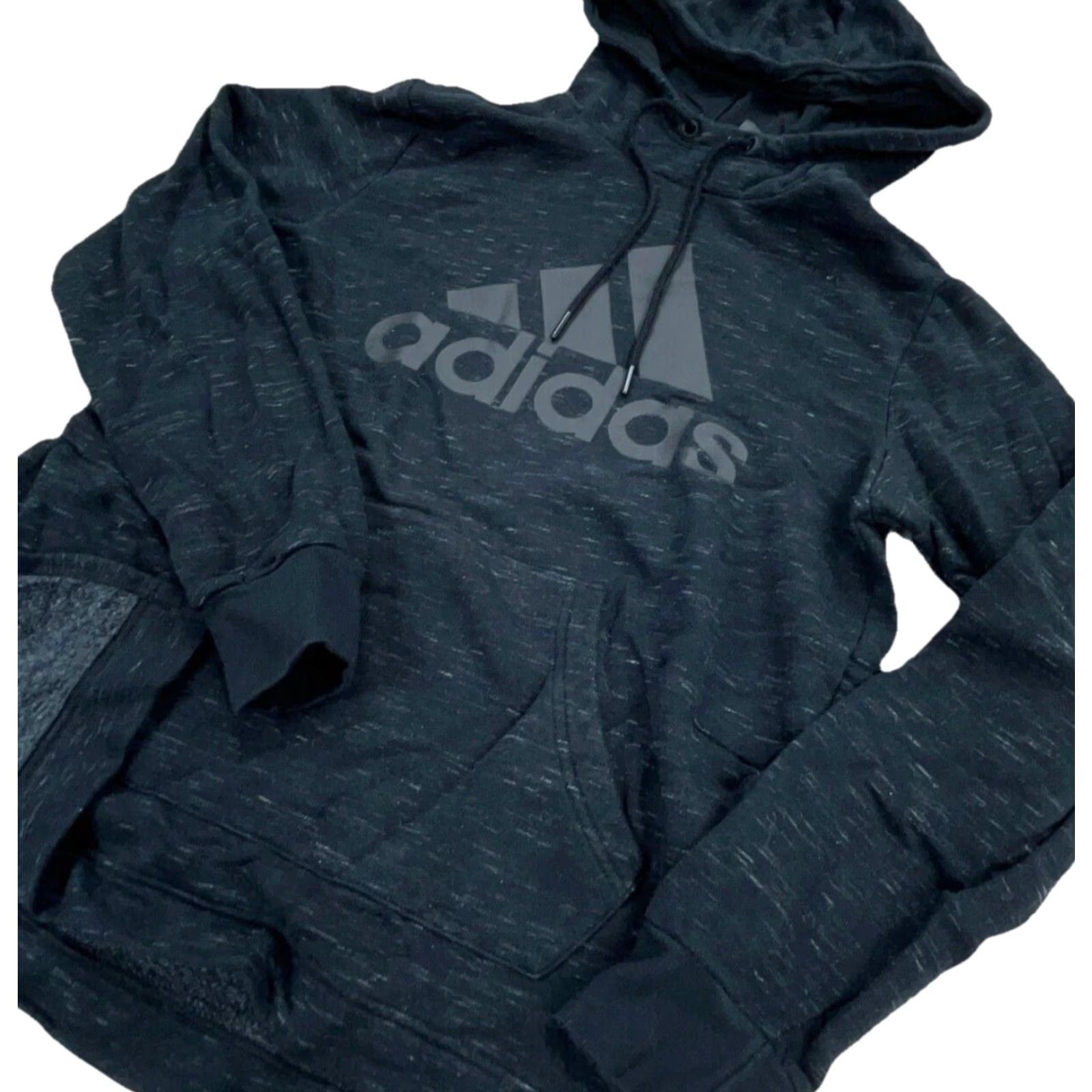 Adidas Adidas Hoodie Women Small Black White Logo Pullover Sweatshirt Casual Activewear Modern Sports Size S / US 4 / IT 40 - 3 Thumbnail