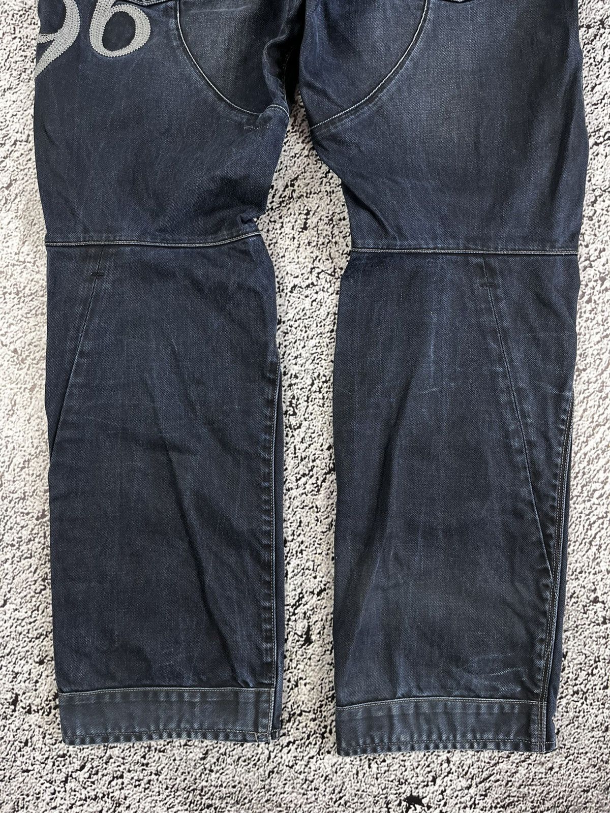 G-Star × Vintage Vintage Y2K G Star Motor 5620 3D Tapered Embro jeans 34 Size US 34 / EU 50 - 4 Thumbnail