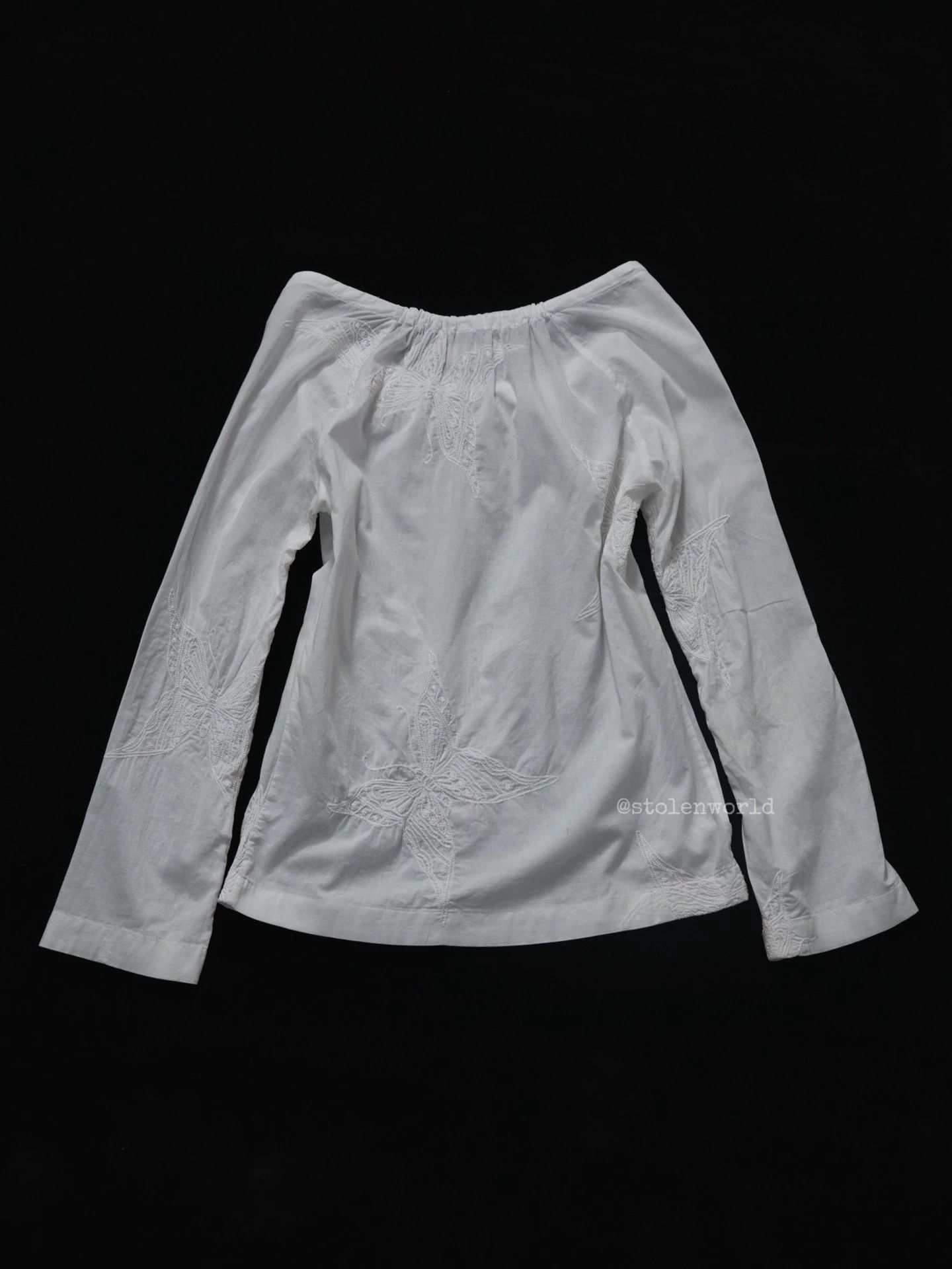Junya Watanabe Junya Watanabe 03SS Para Butterfly Embroidered Top S Size S / US 4 / IT 40 - 7 Thumbnail