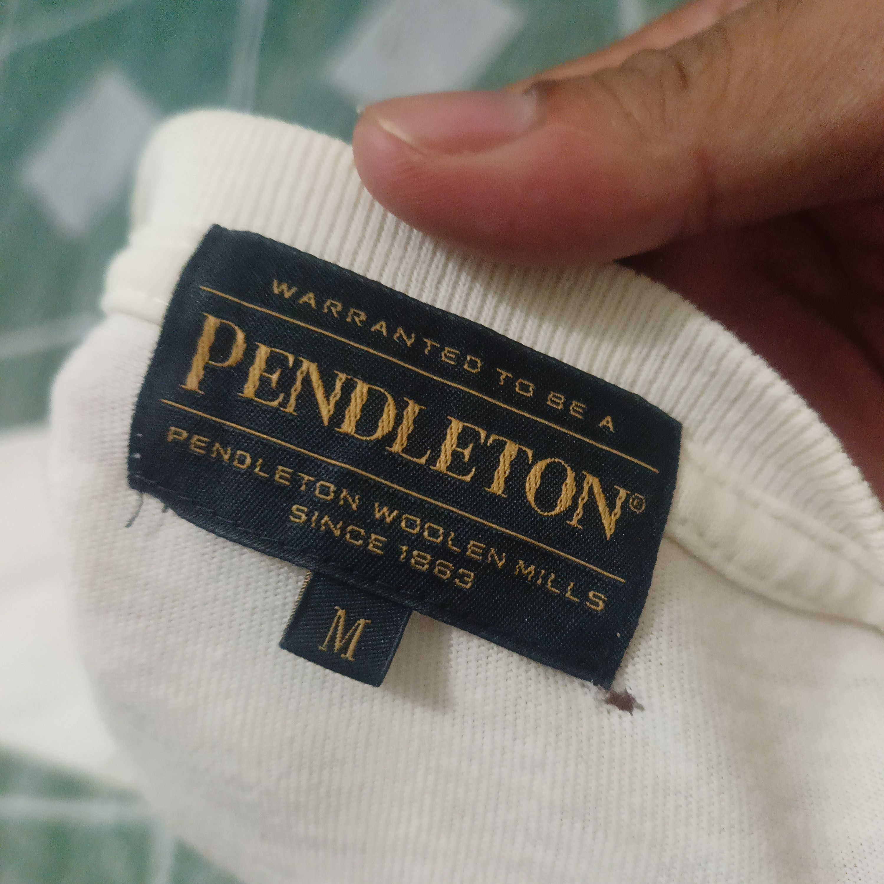Japanese Brand × Pendleton Long sleeve Big logo Size US M / EU 48-50 / 2 - 5 Thumbnail