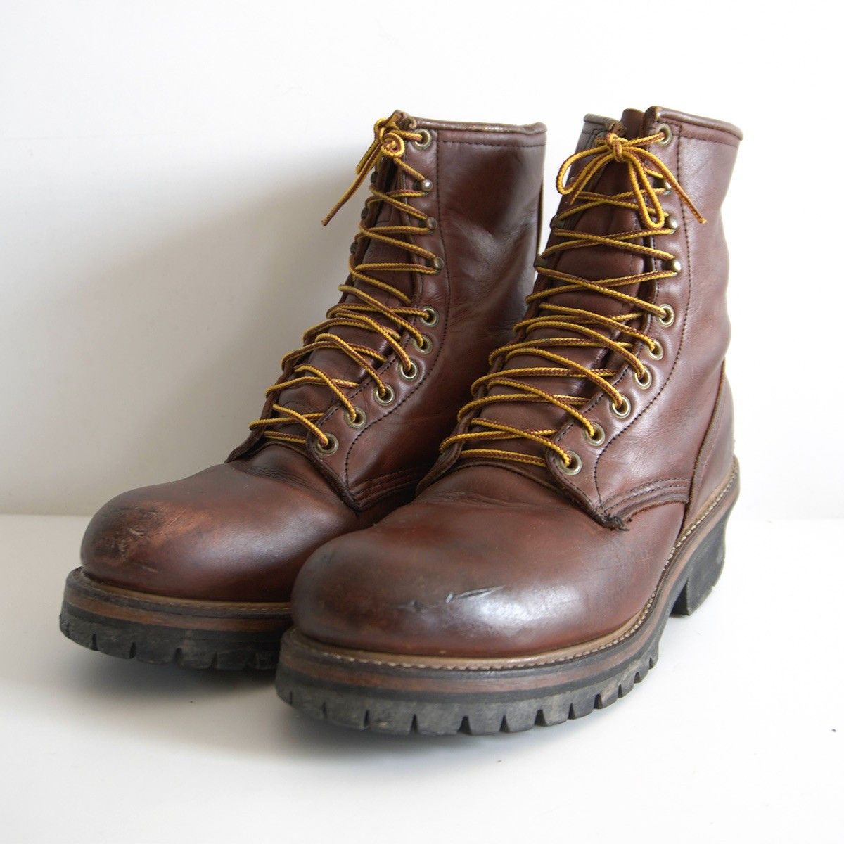 Red Wing REDWING 90s PT91 4418 Logger Boots Made in USA Size 8E Size US 8 / EU 41 - 1 Thumbnail