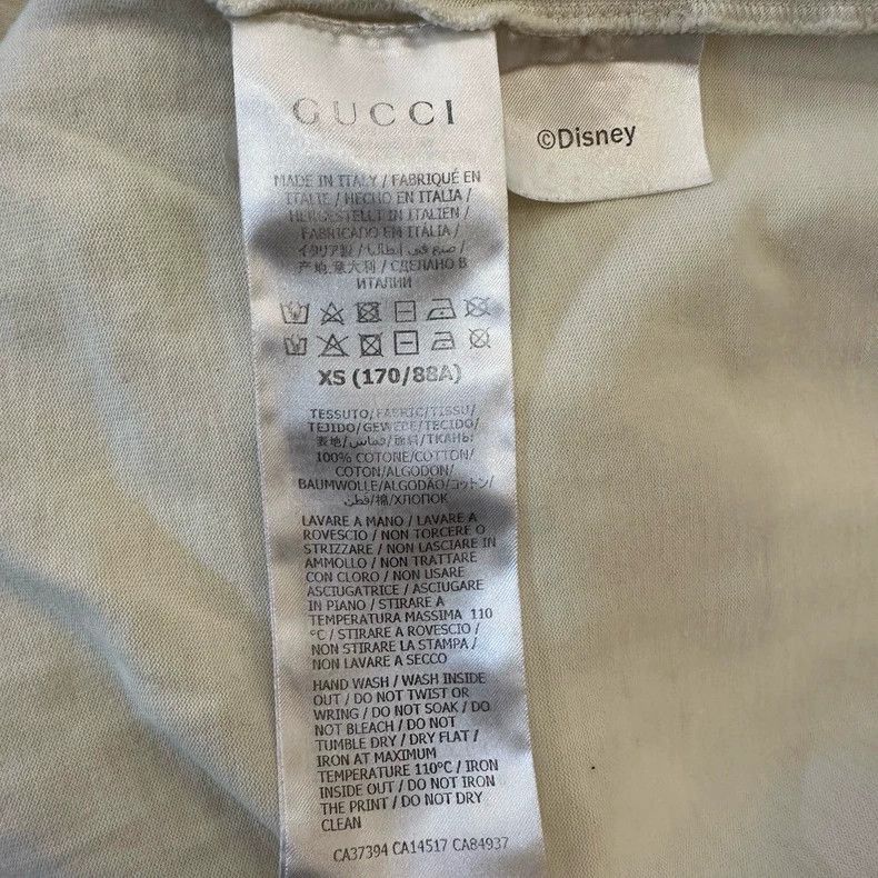 Gucci Gucci x Disney Mickey Mouse Short Sleeve TShirt-2505 Size US XS / EU 42 / 0 - 4 Thumbnail