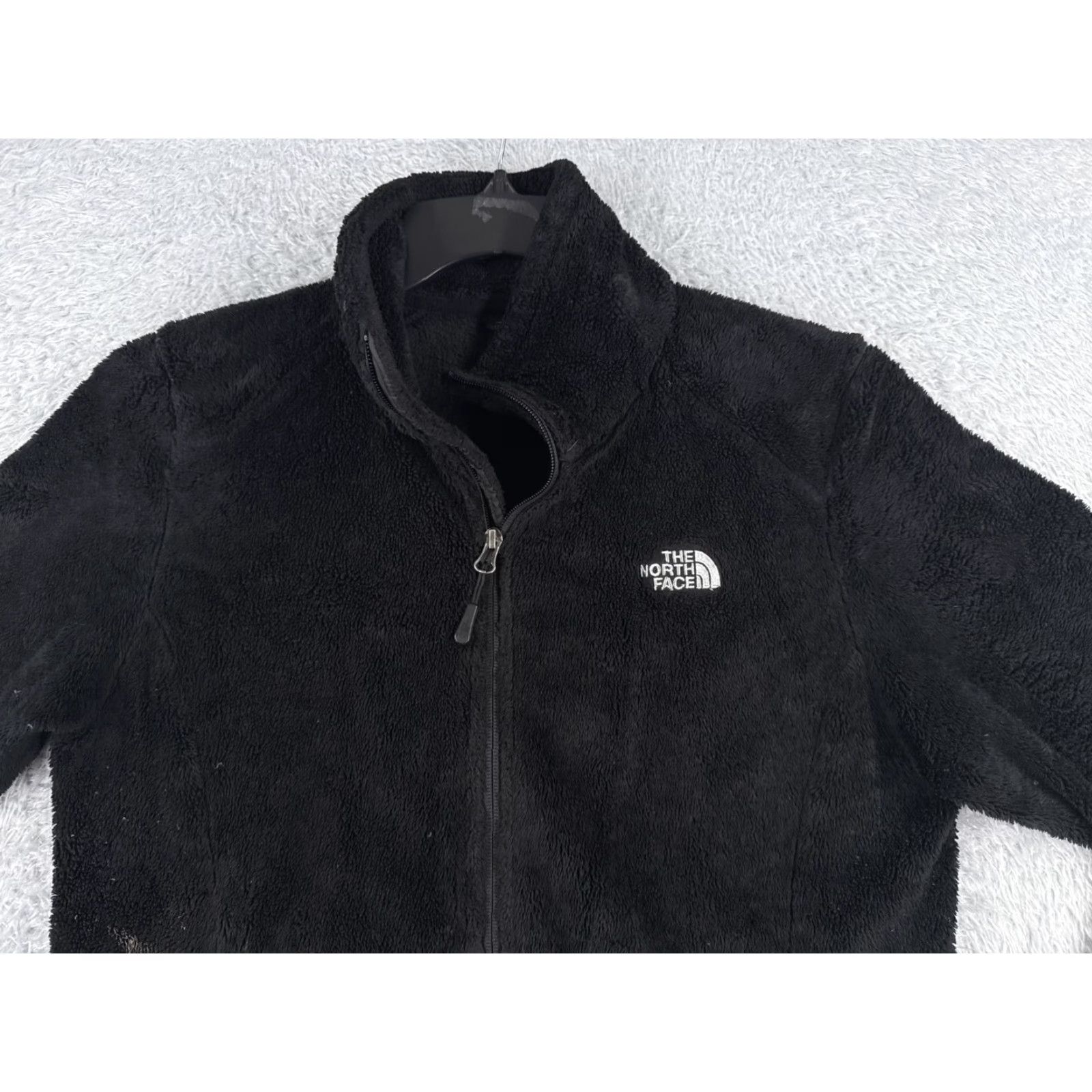 The North Face The North Face Jacket Women Medium Black Polyester Fleece Full Zip Mock READ ME Size M / US 6-8 / IT 42-44 - 4 Thumbnail