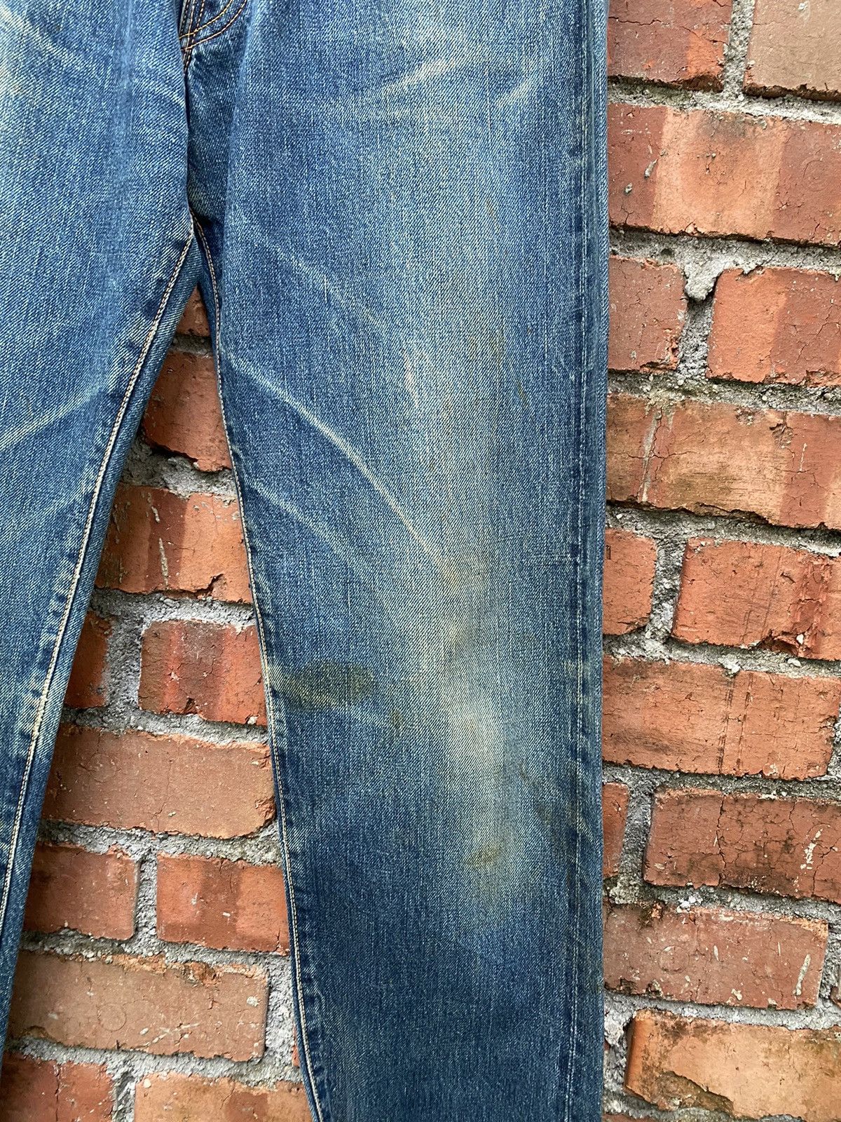 Japanese Brand × Vintage size 29x32.5 super rare EVIS redline vintage denime Size US 29 - 4 Thumbnail