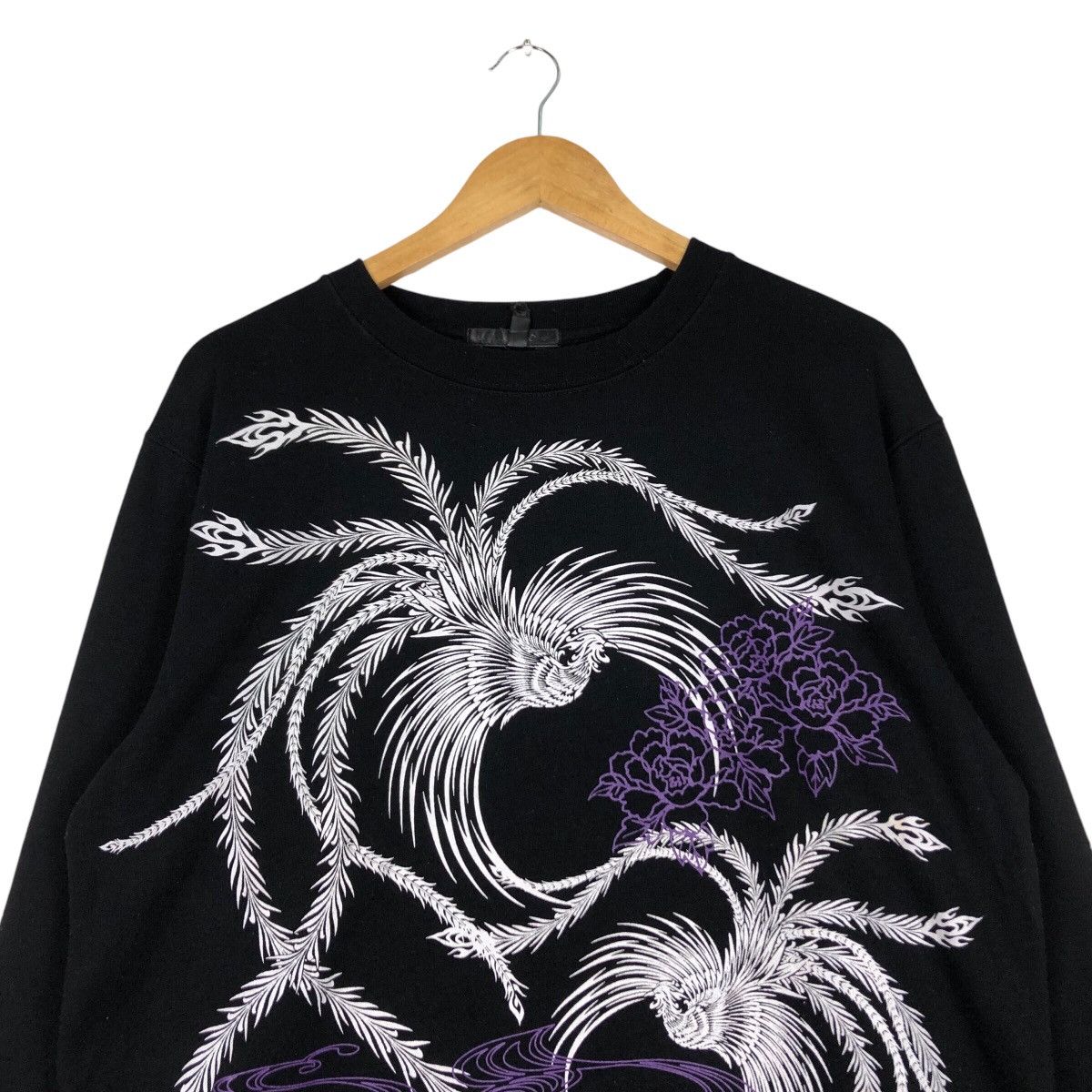 Japanese Brand Japanesse Gangster Sweatshirt Abstract Daring Streetwear Size US M / EU 48-50 / 2 - 2 Thumbnail