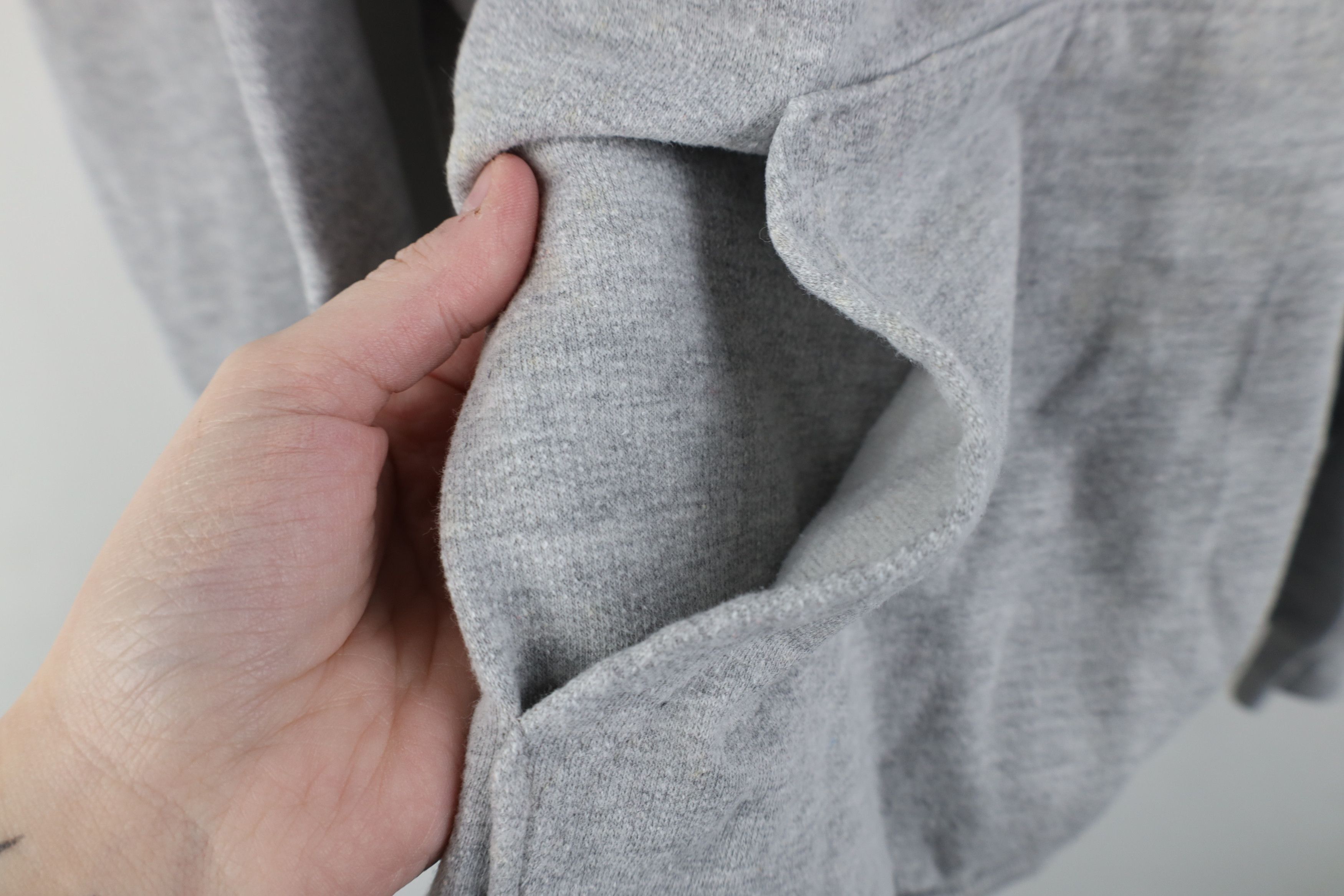 Vintage Vintage 90s Spell Out Ohio State University Hoodie Gray Size XXL / US 16-18 / IT 52-54 - 9 Thumbnail
