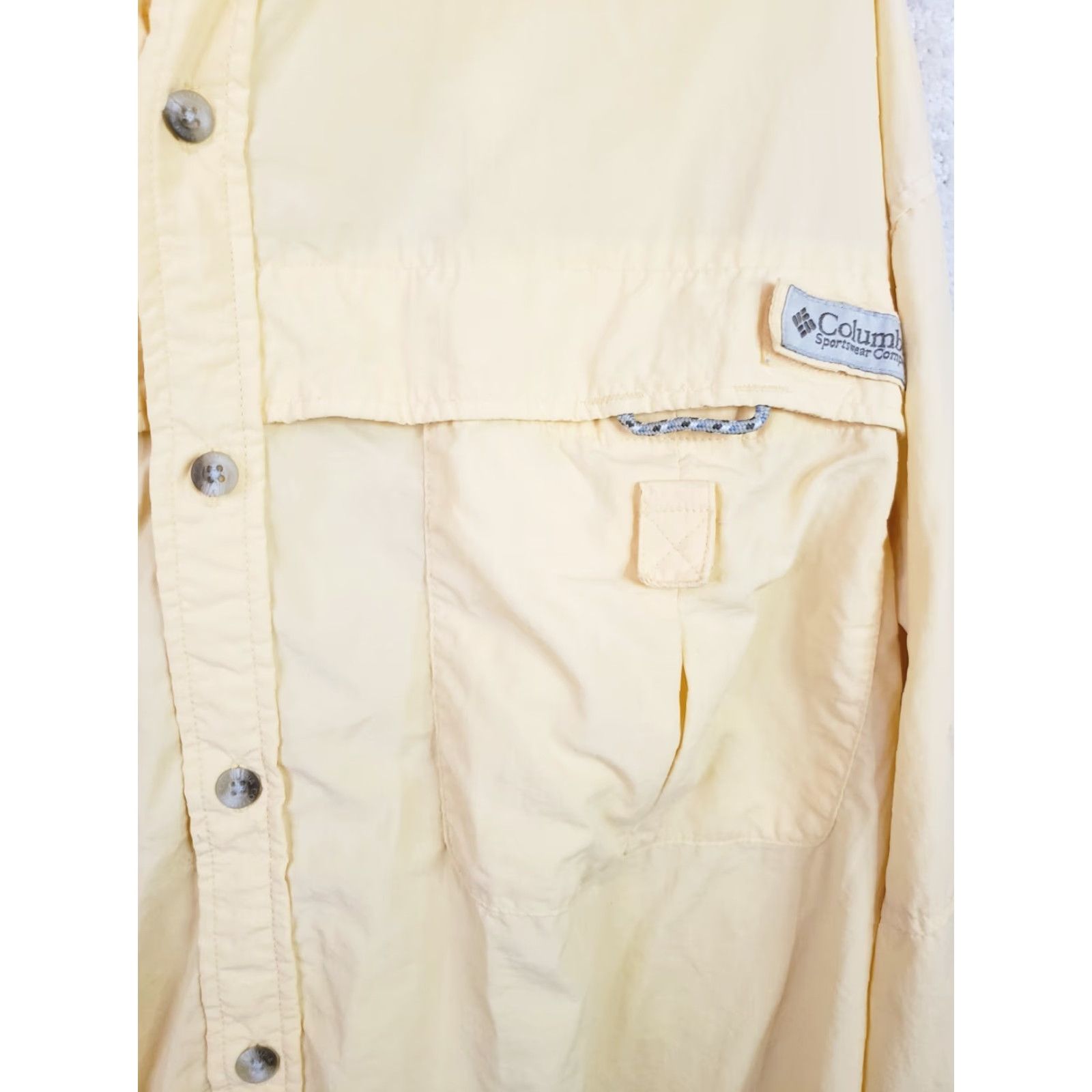 Vintage Columbia PFG Shirt Mens XL Yellow Button-Up Omni Shade Fishing Long Sleeve Size US XL / EU 56 / 4 - 4 Thumbnail