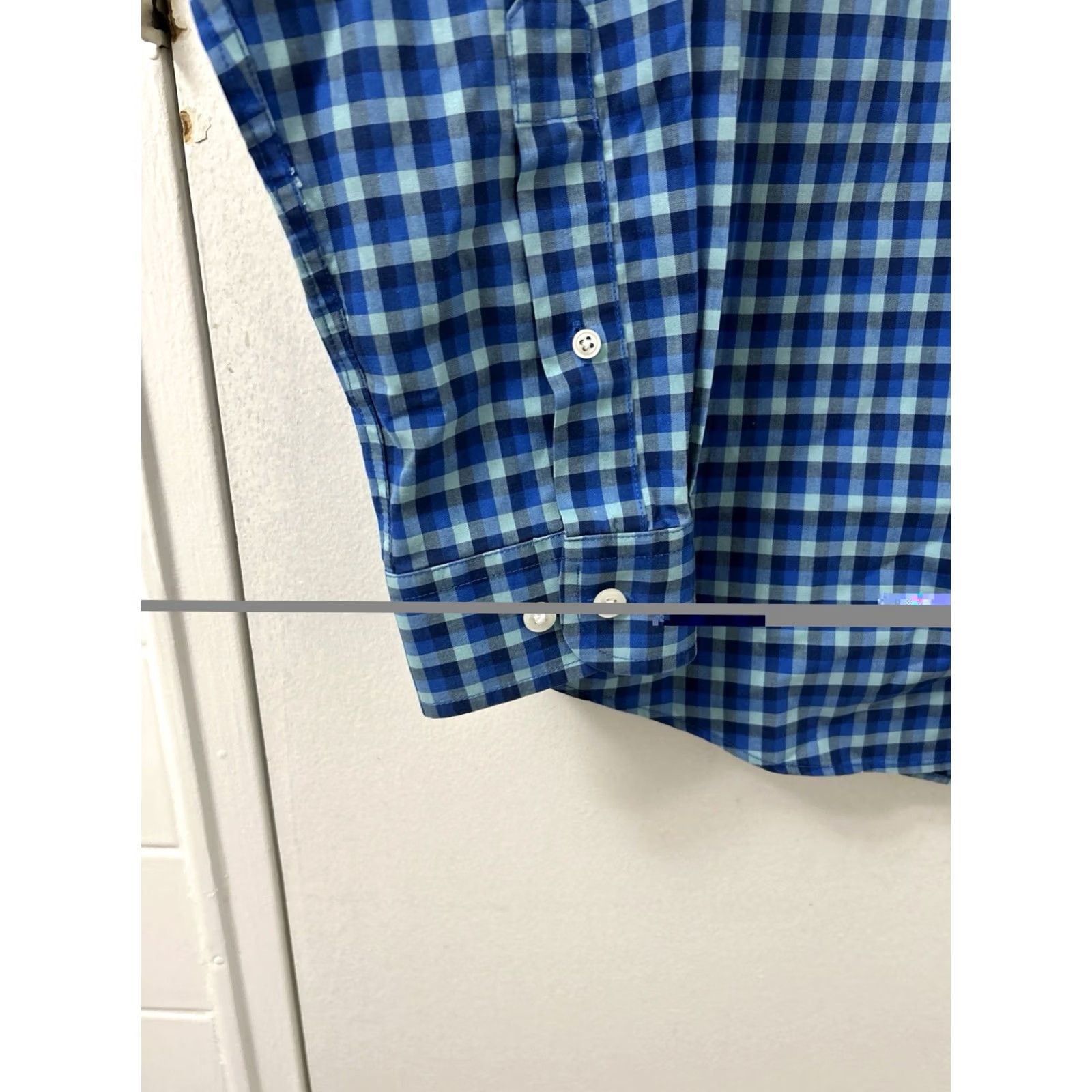 Vintage LL Bean Shirt Mens M Blue Plaid Kennebunk Sport Oxford Wrinkle Free L/S 287889 Size US M / EU 48-50 / 2 - 7 Thumbnail
