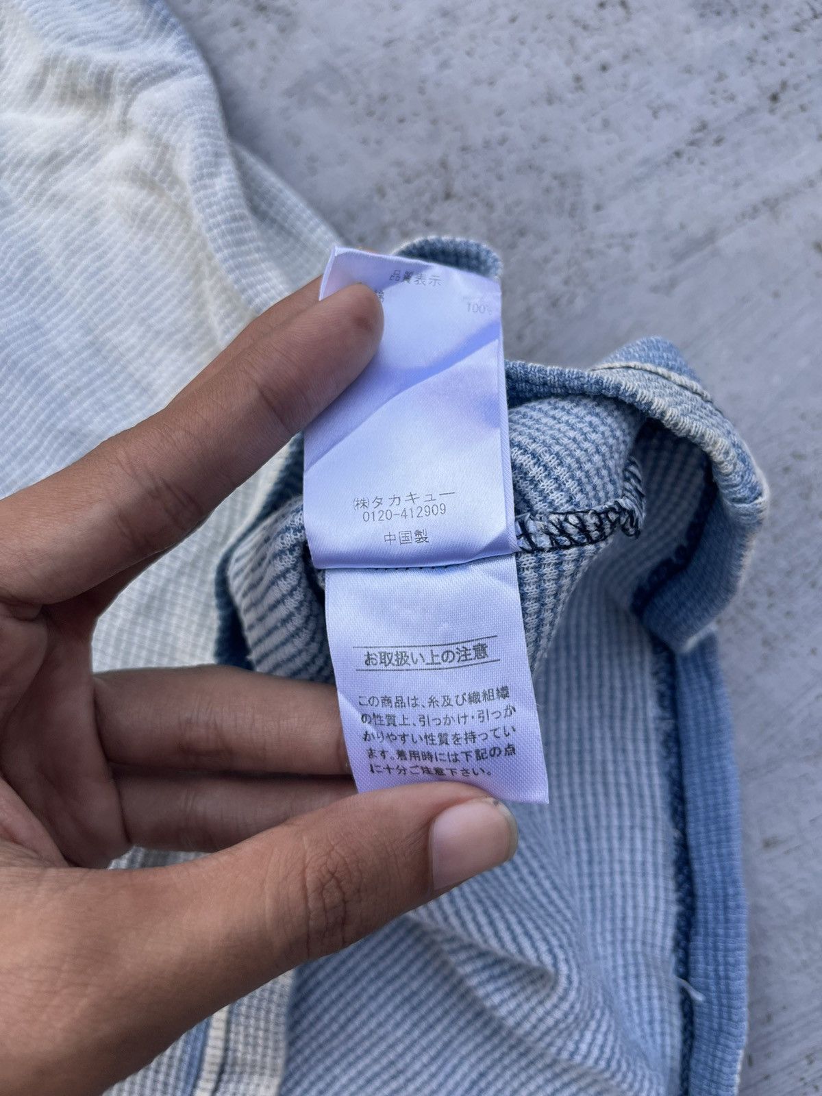 semanticdesign SEMANTIC POCKET WASH TEE PUNK LGB KMRII IFSIX Size US L / EU 52-54 / 3 - 7 Thumbnail