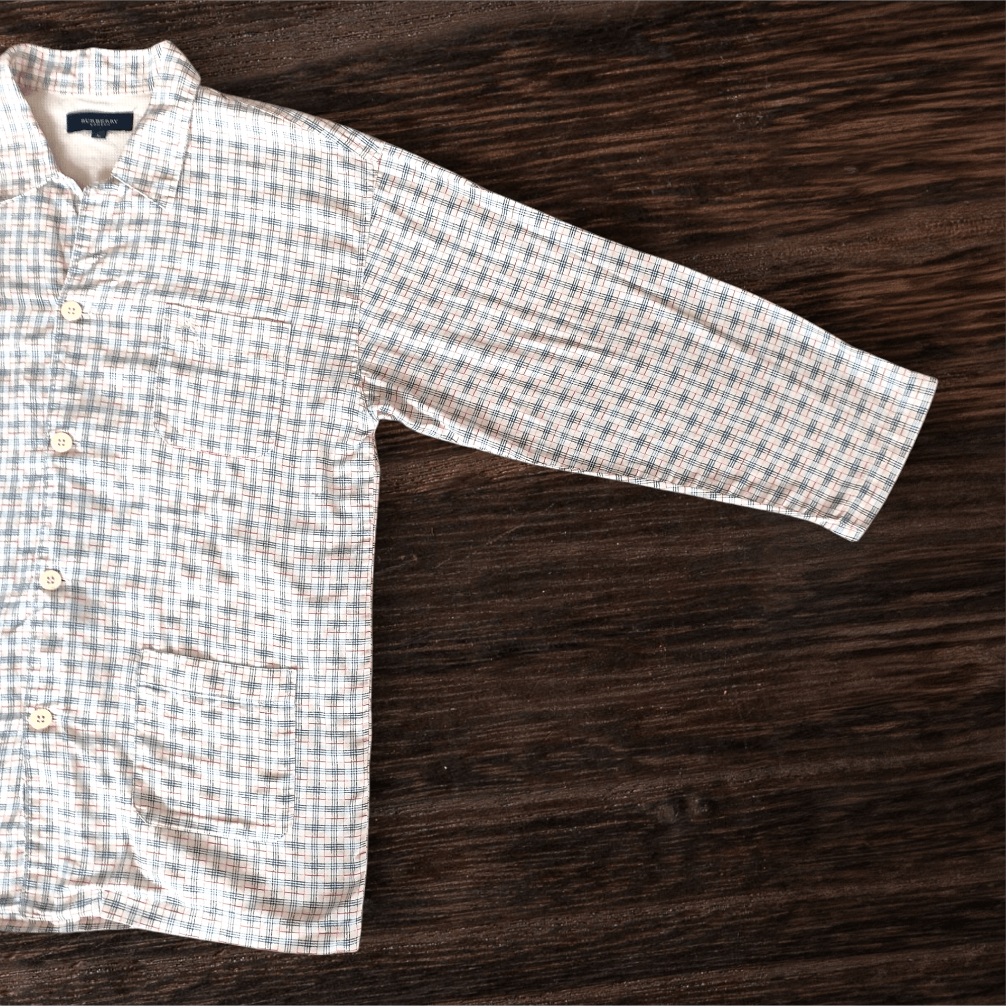 Burberry Burberry London Nova Check Pajama Shirt L Horse Logo Size US L / EU 52-54 / 3 - 5 Thumbnail