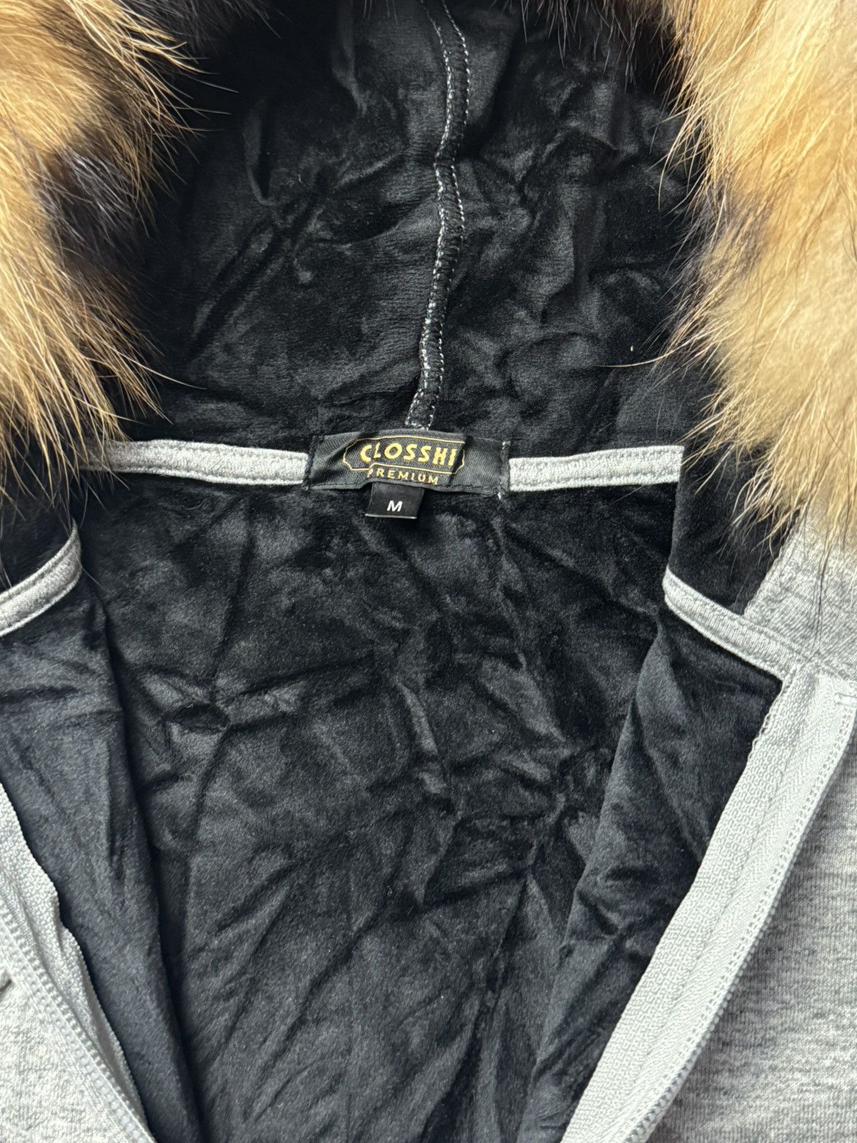 Japanese Brand Fur hoodie closshi black velvet japanese styled Size US M / EU 48-50 / 2 - 6 Thumbnail
