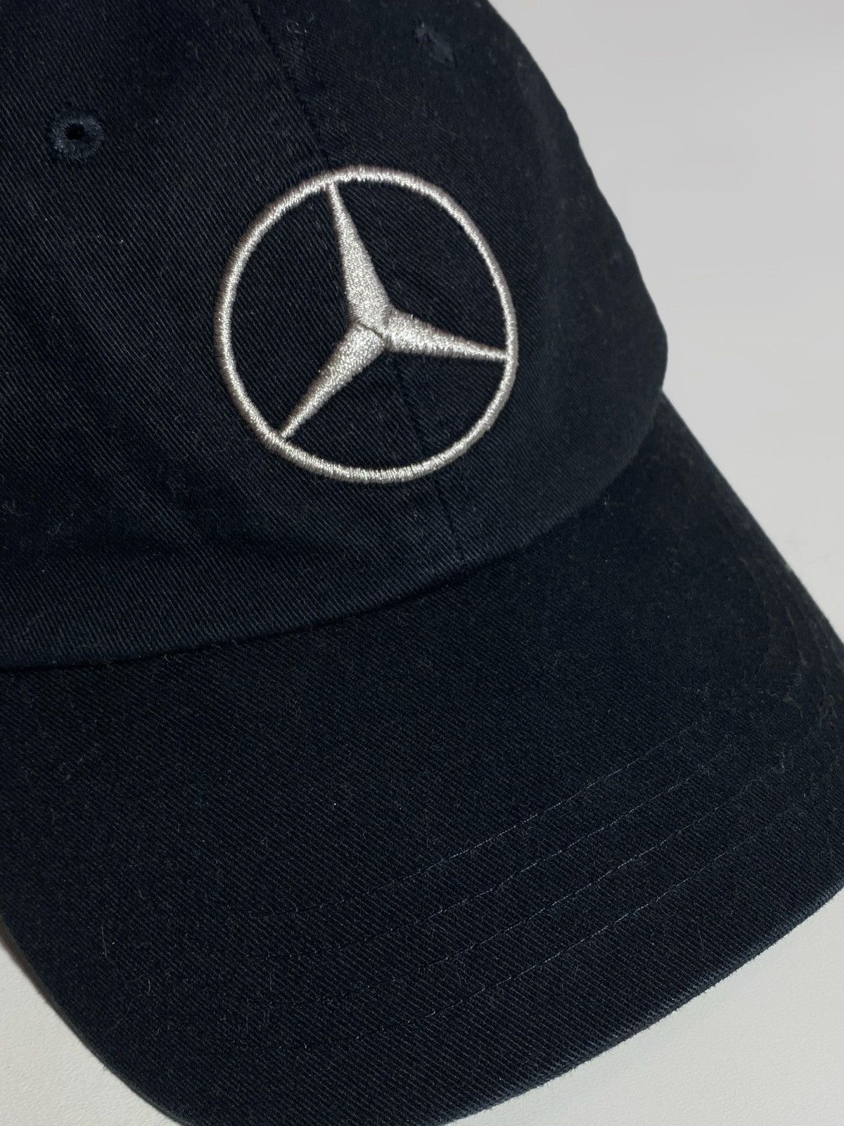 Mercedes-Benz Vintage Mercedes Benz y2k racing black cap hat streetwear Size ONE SIZE - 2 Thumbnail