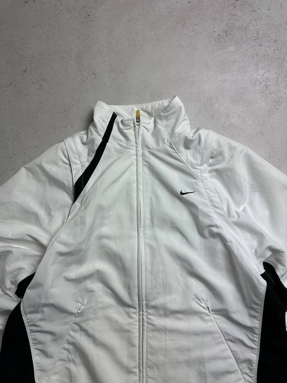 Nike Vintage Nike Swoosh Boxy Nylon Olympic Zip Jacket Y2K M Size US M / EU 48-50 / 2 - 2 Thumbnail