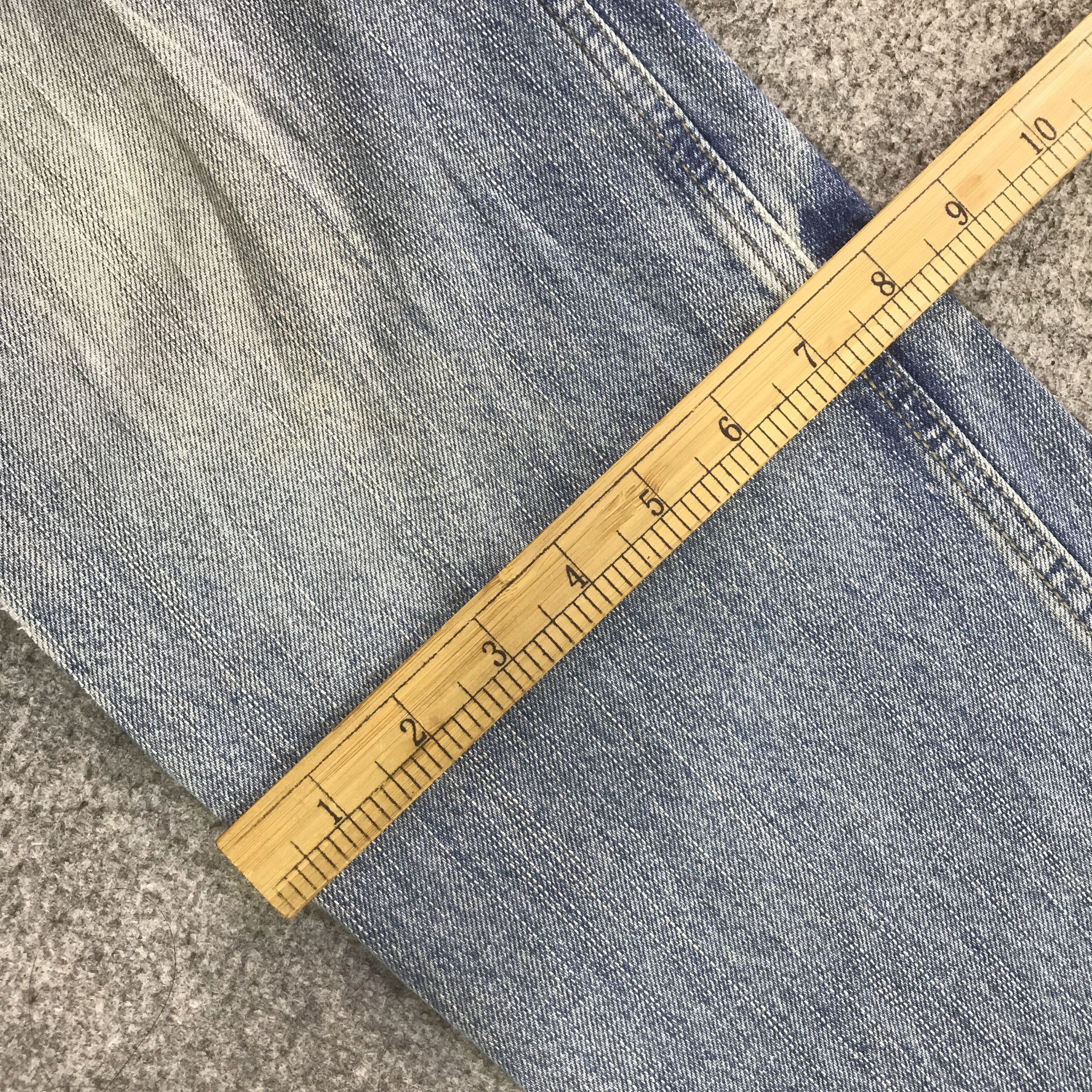 PPFM PPFM JAPAN RIPPE DISTRESSED DENIM PANTS K130B17 Size US 32 / EU 48 - 10 Thumbnail