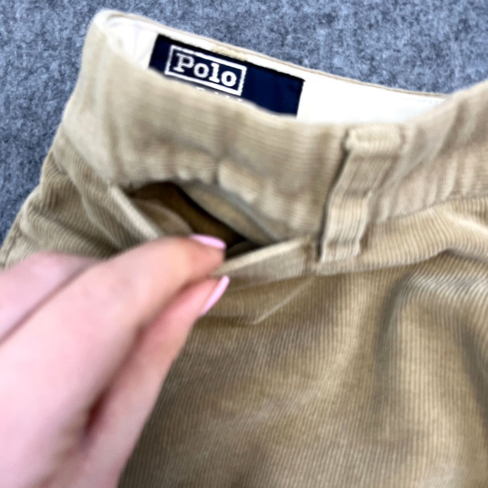 Polo Ralph Lauren Polo Ralph Lauren Mens Corduroy Trousers Pants Straight 32 Beige Vintage Size US XS / EU 42 / 0 - 7 Thumbnail