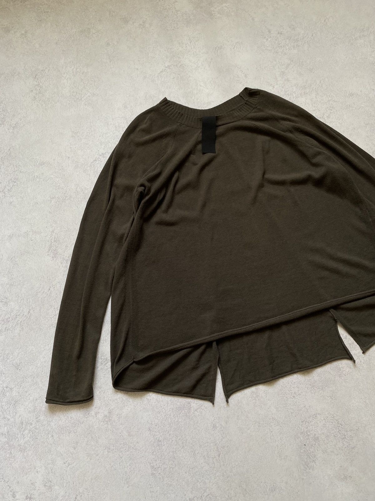 Rundholz Rundholz Black Label Asymmetrical Khaki Sweater Size S Size S / US 4 / IT 40 - 11 Thumbnail