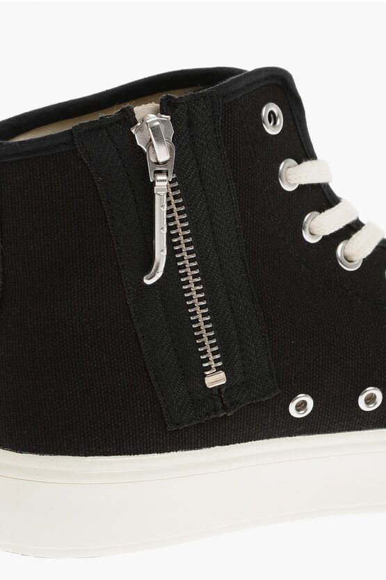 og1mm0624 Paris Canvas Sneakers in Black/White