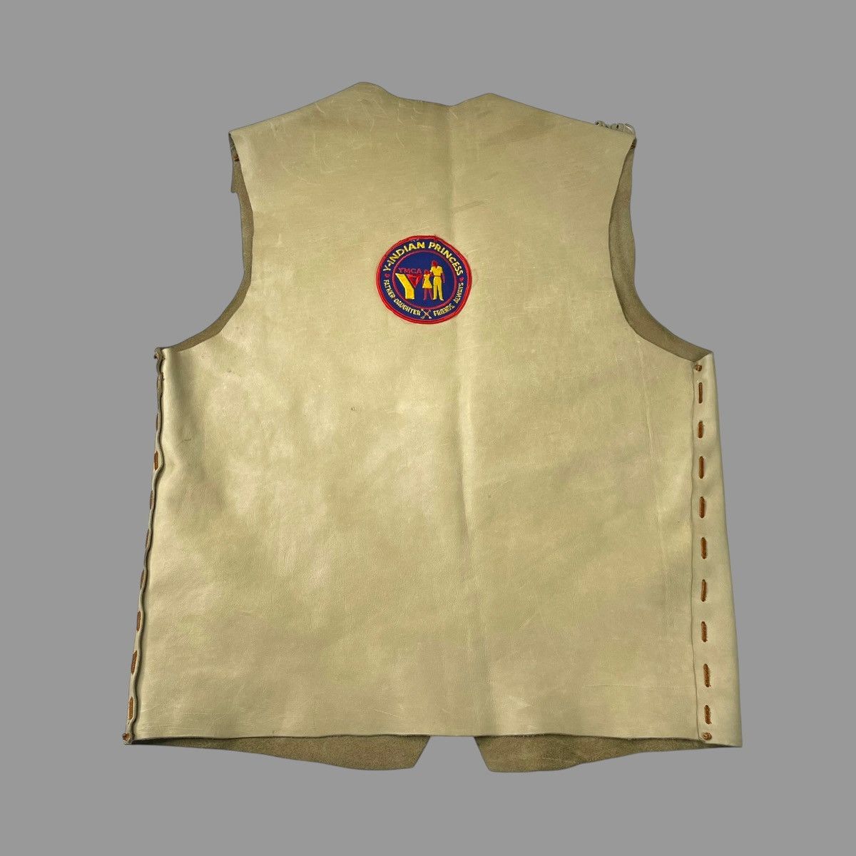 Vintage Vintage kachina nation leather fringe vest Size US L / EU 52-54 / 3 - 4 Thumbnail