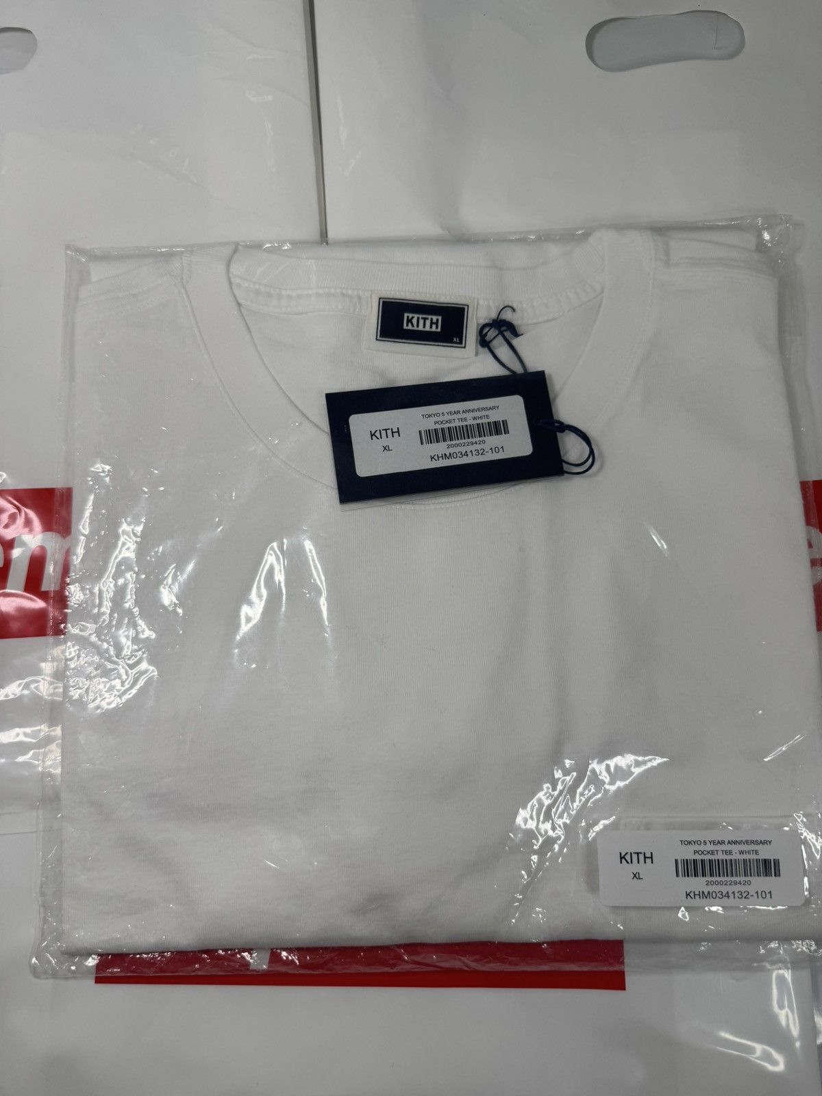 Kith KITH Tokyo 5 Year Pocket Tee Size US XL / EU 56 / 4 - 2 Thumbnail