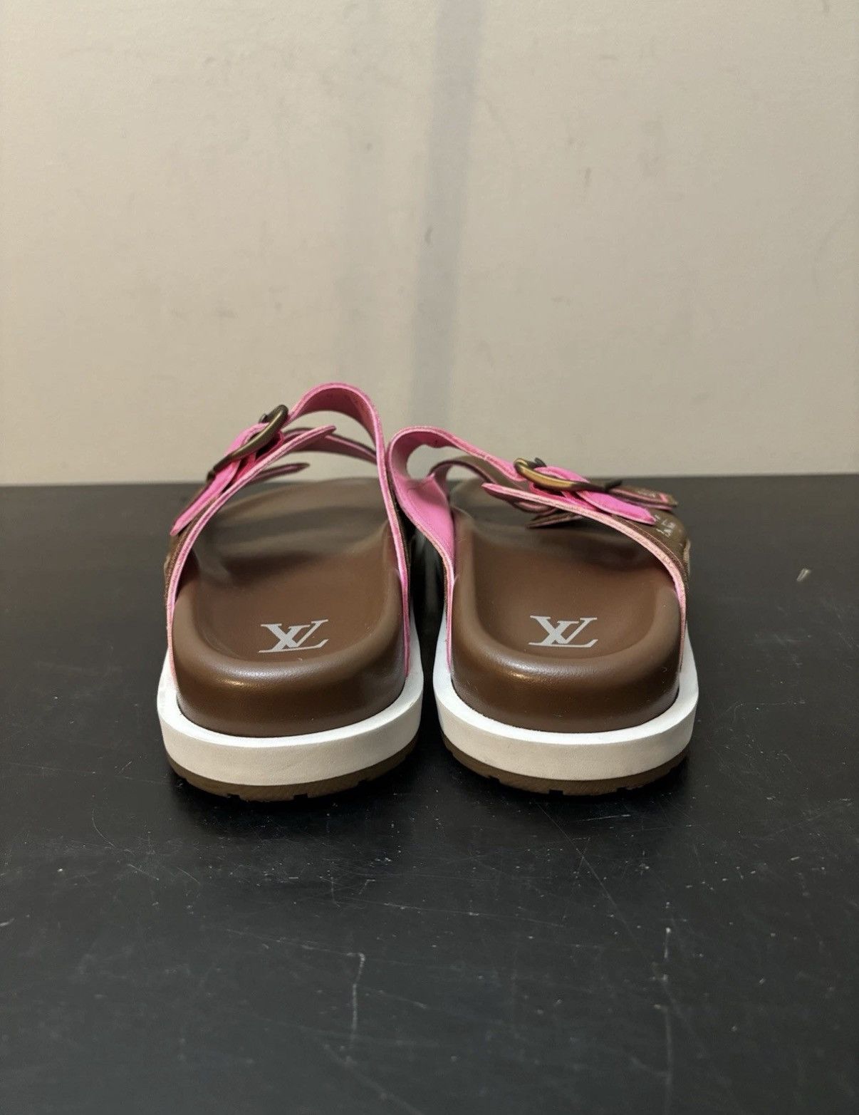 Louis Vuitton Louis Vuitton LV Trainer Mule Sandals Brown Pink Size US 6 / EU 39 - 5 Thumbnail