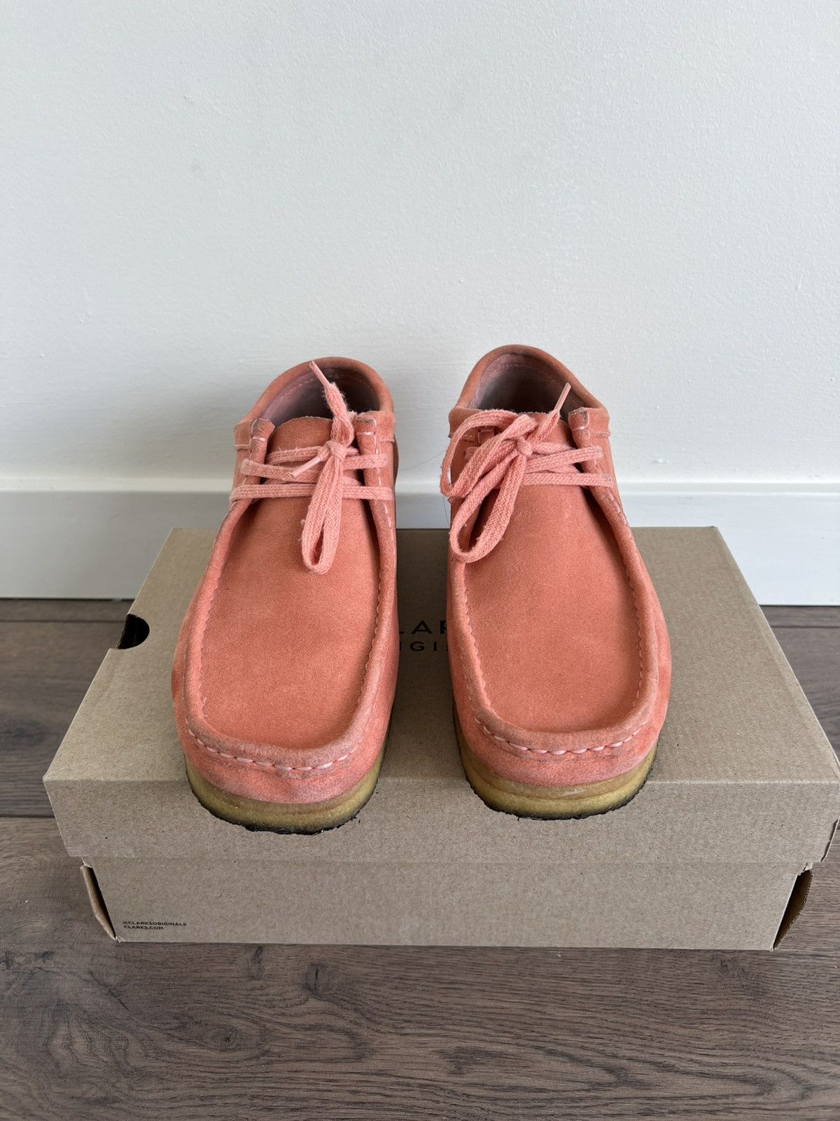 Clarks Clarks Wallabee Suede Coral 10.5 Size US 10.5 / EU 43-44 - 3 Thumbnail