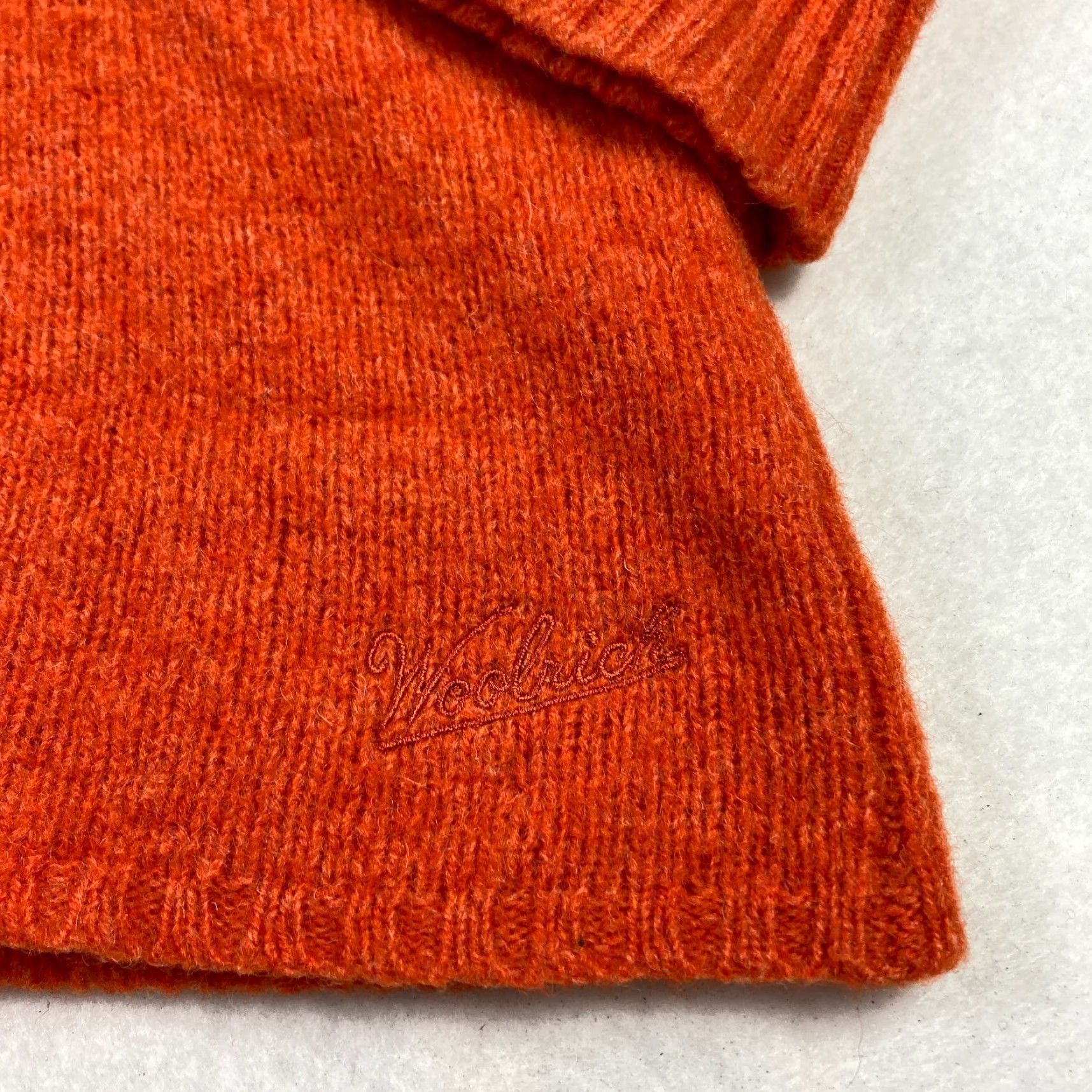Vintage Woolrich Wool Sweater Women's XL Dark Orange Long Sleeve Square Neck Casual Size XL / US 12-14 / IT 48-50 - 4 Thumbnail