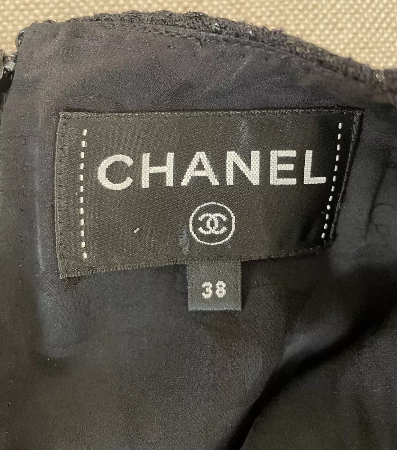 Chanel CHANEL Made in France Tweed Sheath Dress Size S / US 4 / IT 40 - 5 Thumbnail