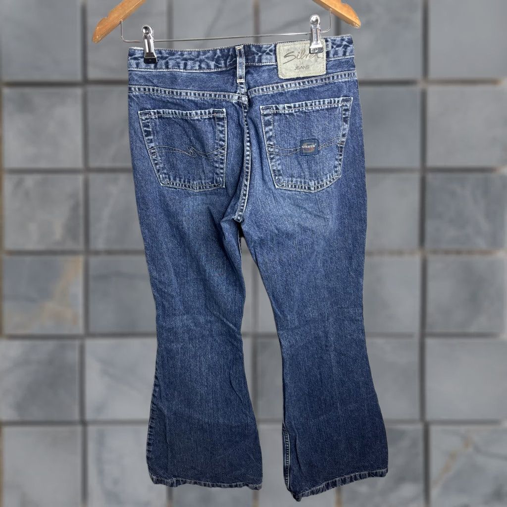 Vintage VINTAGE Silver Jeans Womens 29 Blue Denim Bootcut Mid Rise 90s Y2K Made Canada Flare Jeans Womens Size 29" - 1 Thumbnail
