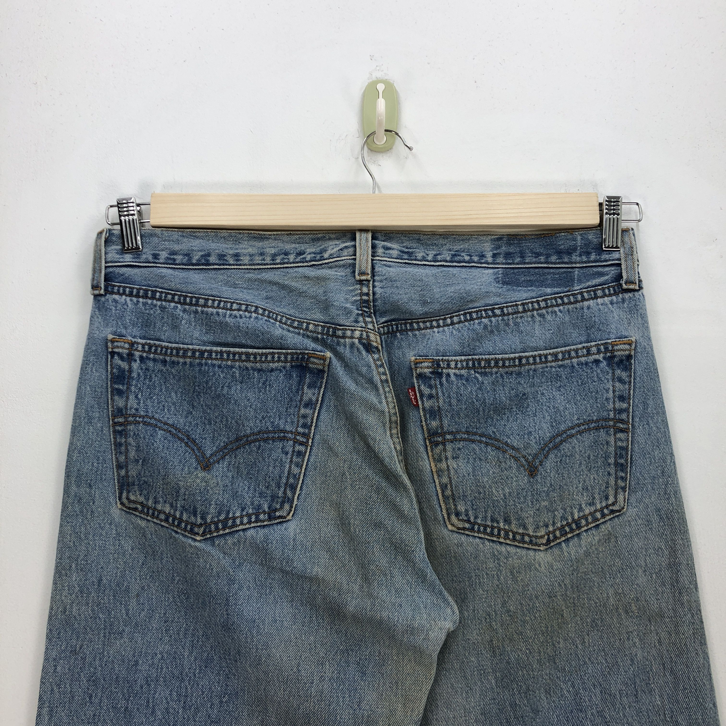 Levi's Vintage 90s Levis 501 Sun Faded Jeans Levi's 501 Denim Size US 36 / EU 52 - 5 Thumbnail