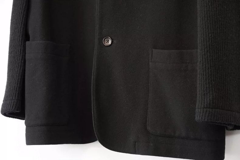 Yohji Yamamoto Yohji Yamamoto Yohji Yamamoto Knit Blended Jacket-2506 Size US XL / EU 56 / 4 - 4 Thumbnail
