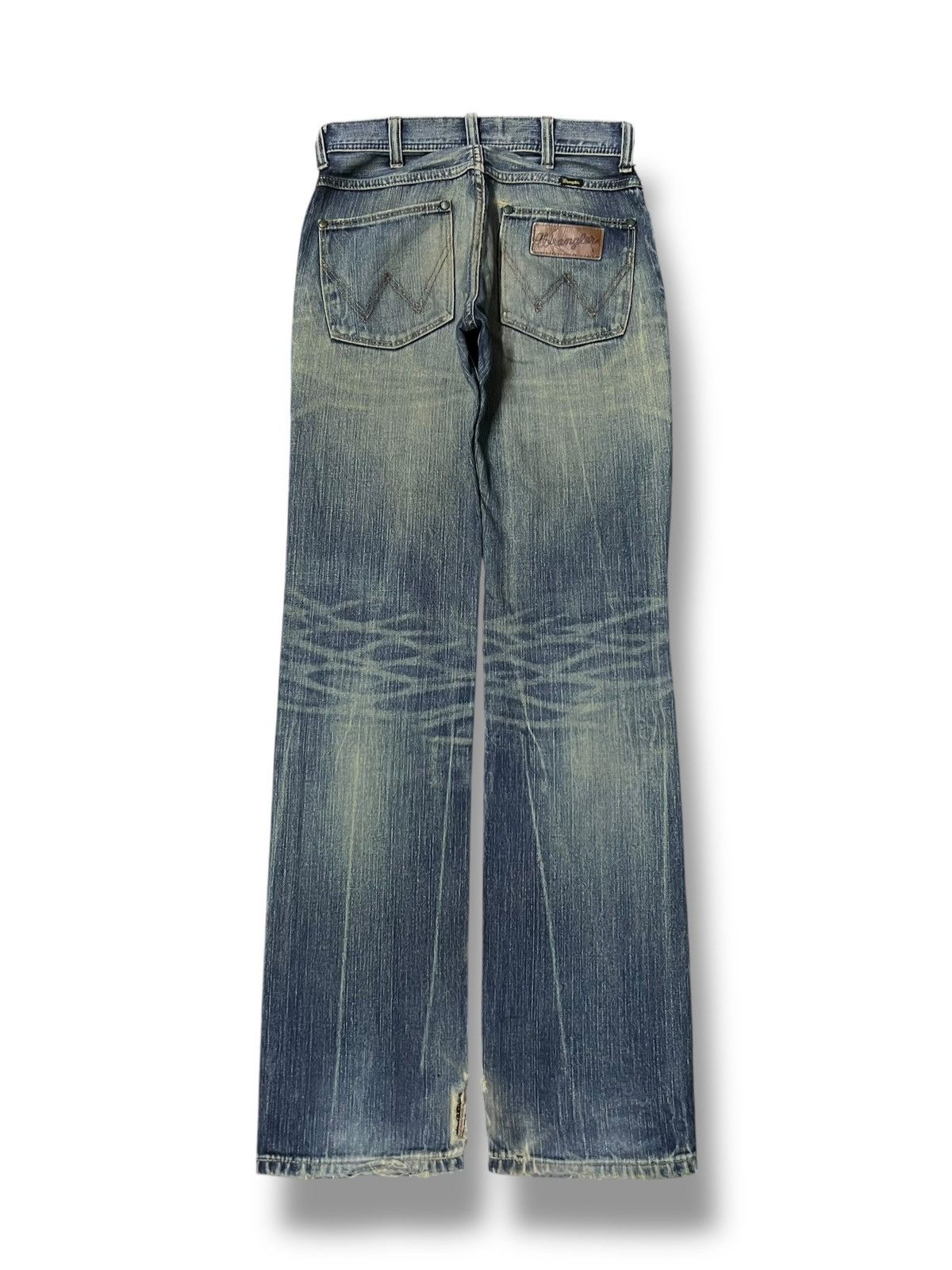 Wrangler Vintage Y2K Wrangler - Faded Mud Wash, Distressed Denim Size US 29 - 3 Thumbnail