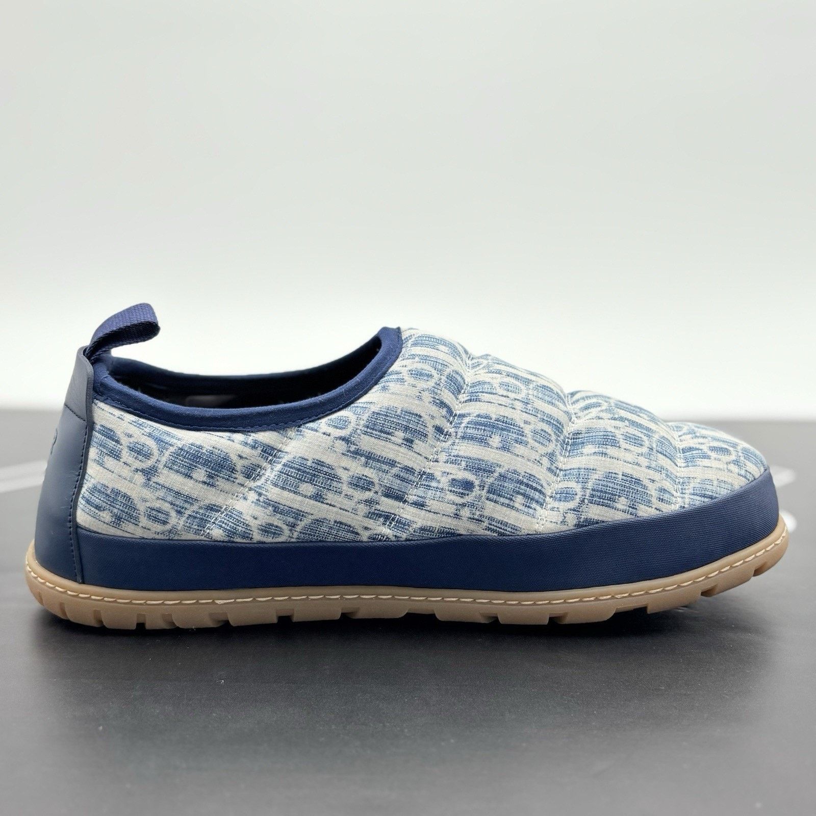 Dior Dior Snow Quilted Puffer Oblique Slipper ' Blue '| EXCELLENT Size US 9 / EU 42 - 10 Thumbnail