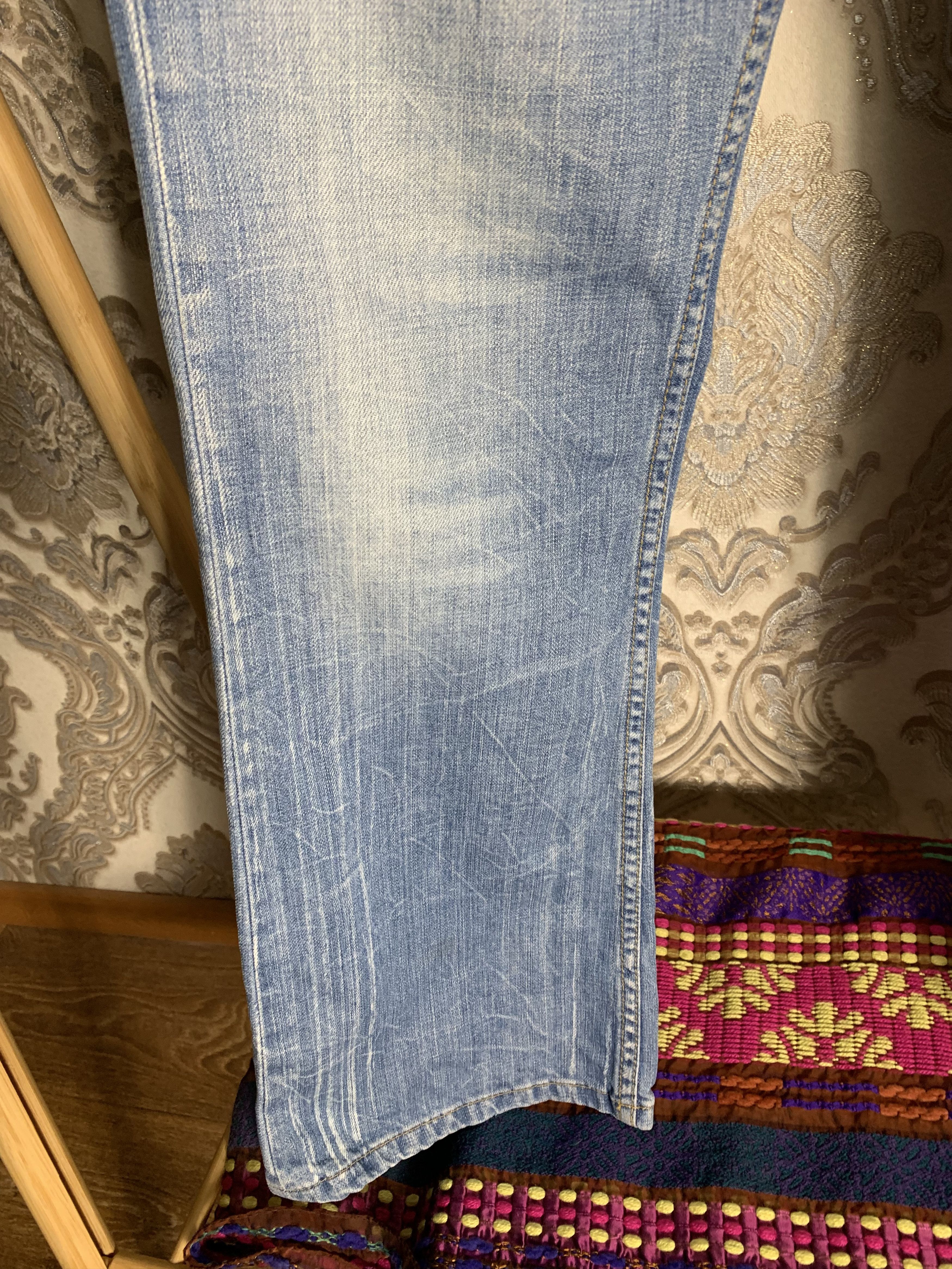 Lee VINTAGE LEE PREMIUM QUALITY DENIM BAGGY JEANS 90s Size US 32 / EU 48 - 4 Thumbnail
