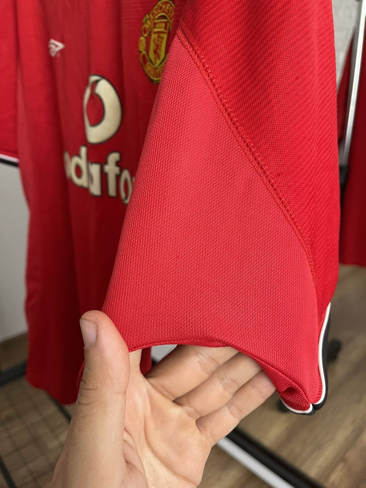 Umbro 2000/2002 Umbro Manchester United Vintage Soccer Jersey Tee Size US XL / EU 56 / 4 - 11 Thumbnail