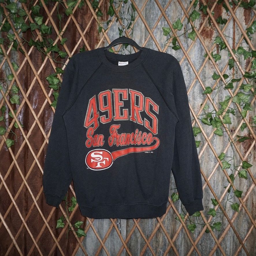 NFL Vintage Y2K 49ers San Francisco SF niners 80s NFL sweatshirt Size US L / EU 52-54 / 3 - 1 Thumbnail