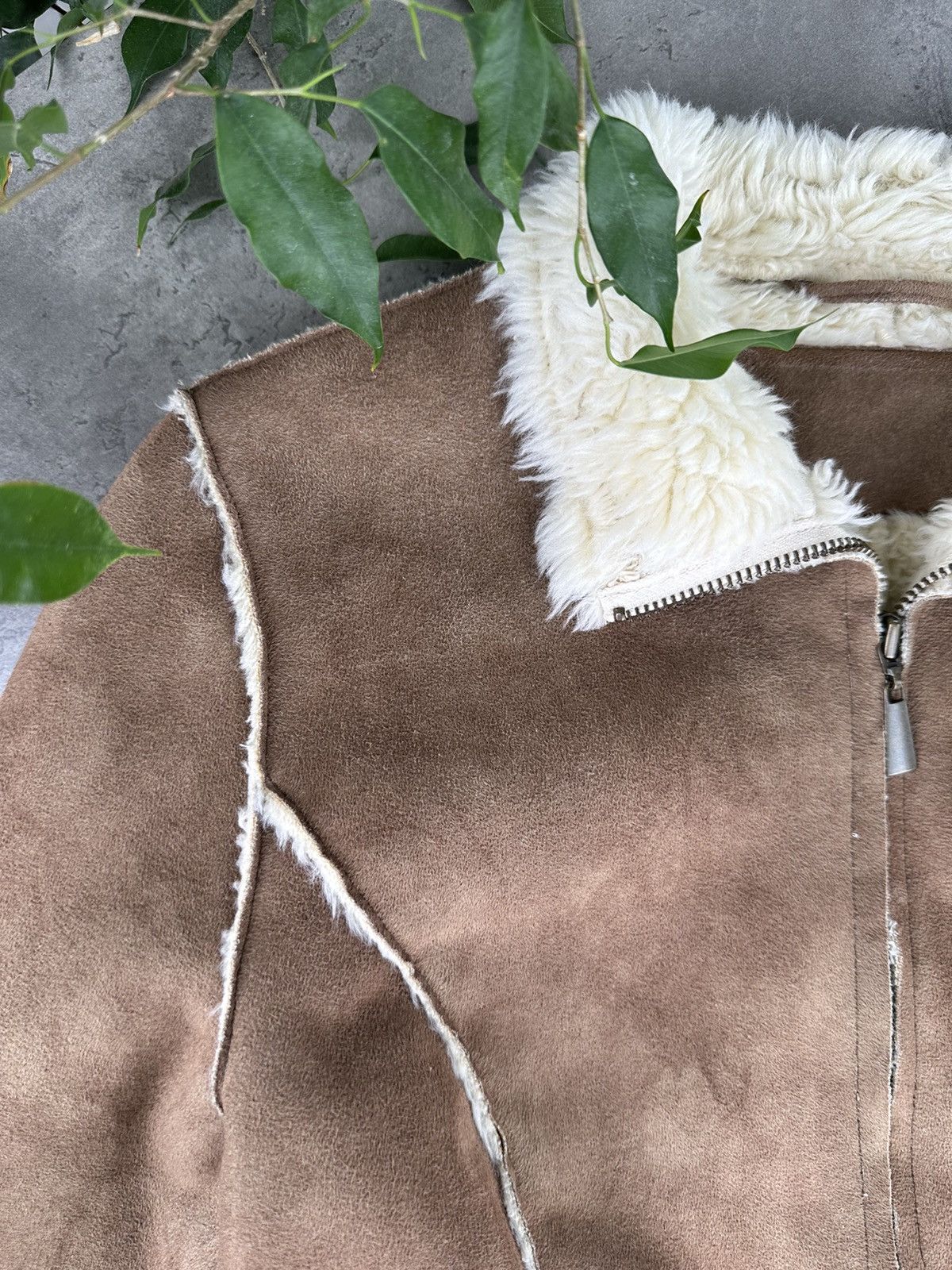 Japanese Brand Vintage Faux Sheepskin Coat Size S / US 4 / IT 40 - 2 Thumbnail