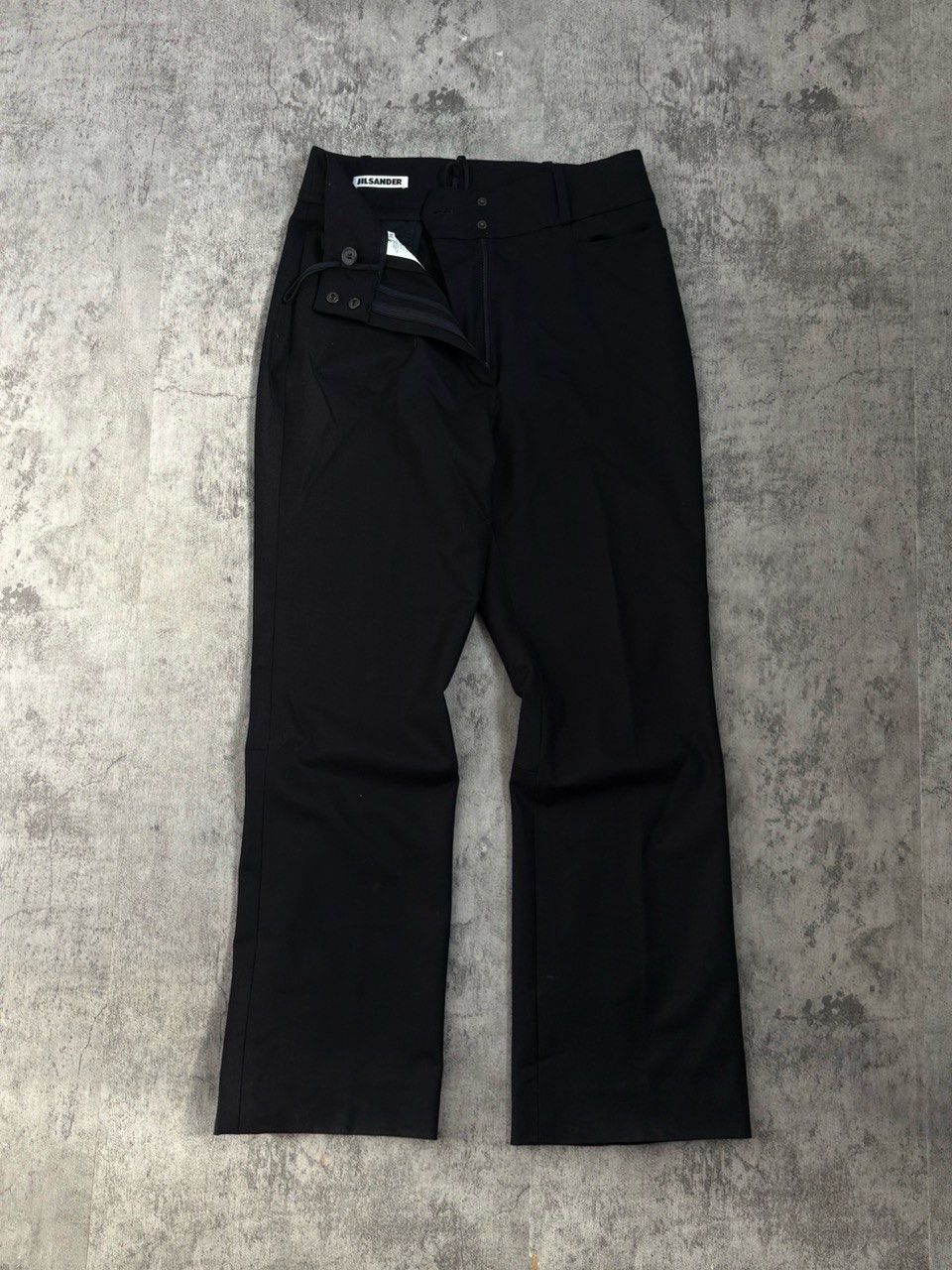 Jil Sander Jil Sander Rare Black Wool Women’s Pants Size 24" / US 00 / IT 34 - 1 Thumbnail