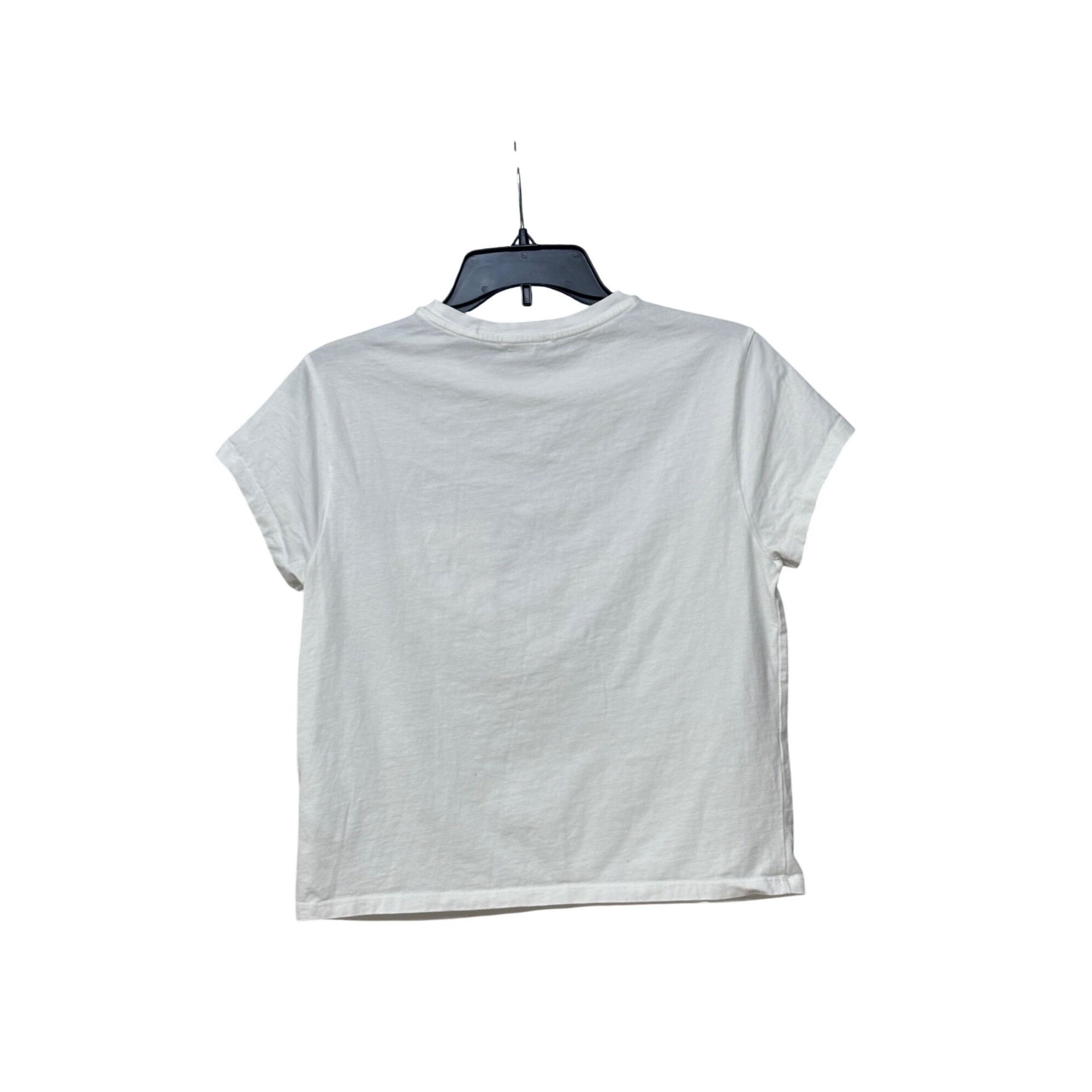 Cynthia Rowley Cynthia Rowley Beaded Anchor patch packet Detail Box Tee, Wh Size XS / US 0-2 / IT 36-38 - 6 Thumbnail