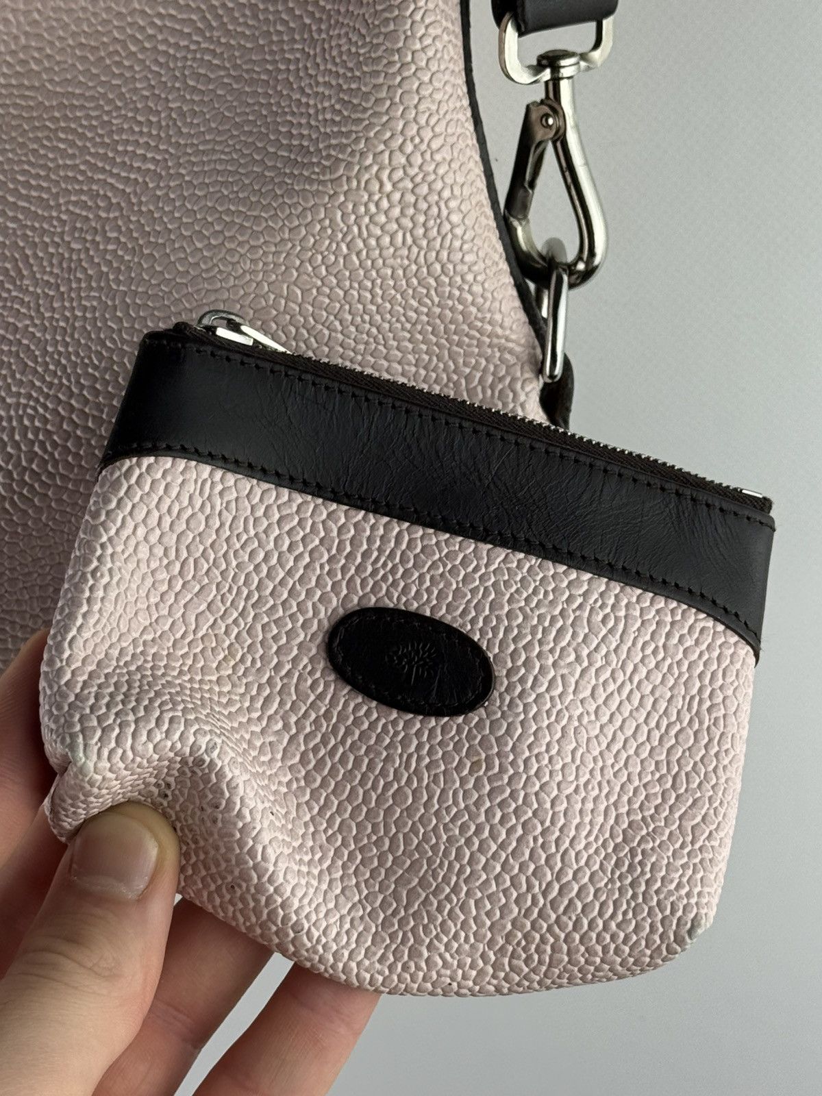Mulberry Vintage Y2K Mulberry Leather Handbag + Beauty Case Pink Size ONE SIZE - 3 Thumbnail