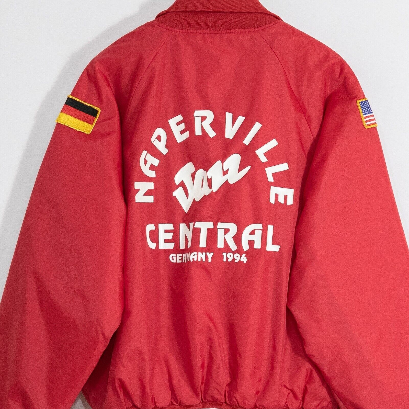Vintage Vintage Naperville Jazz Central Polyester Bomber Jacket XL Size US XL / EU 56 / 4 - 7 Thumbnail