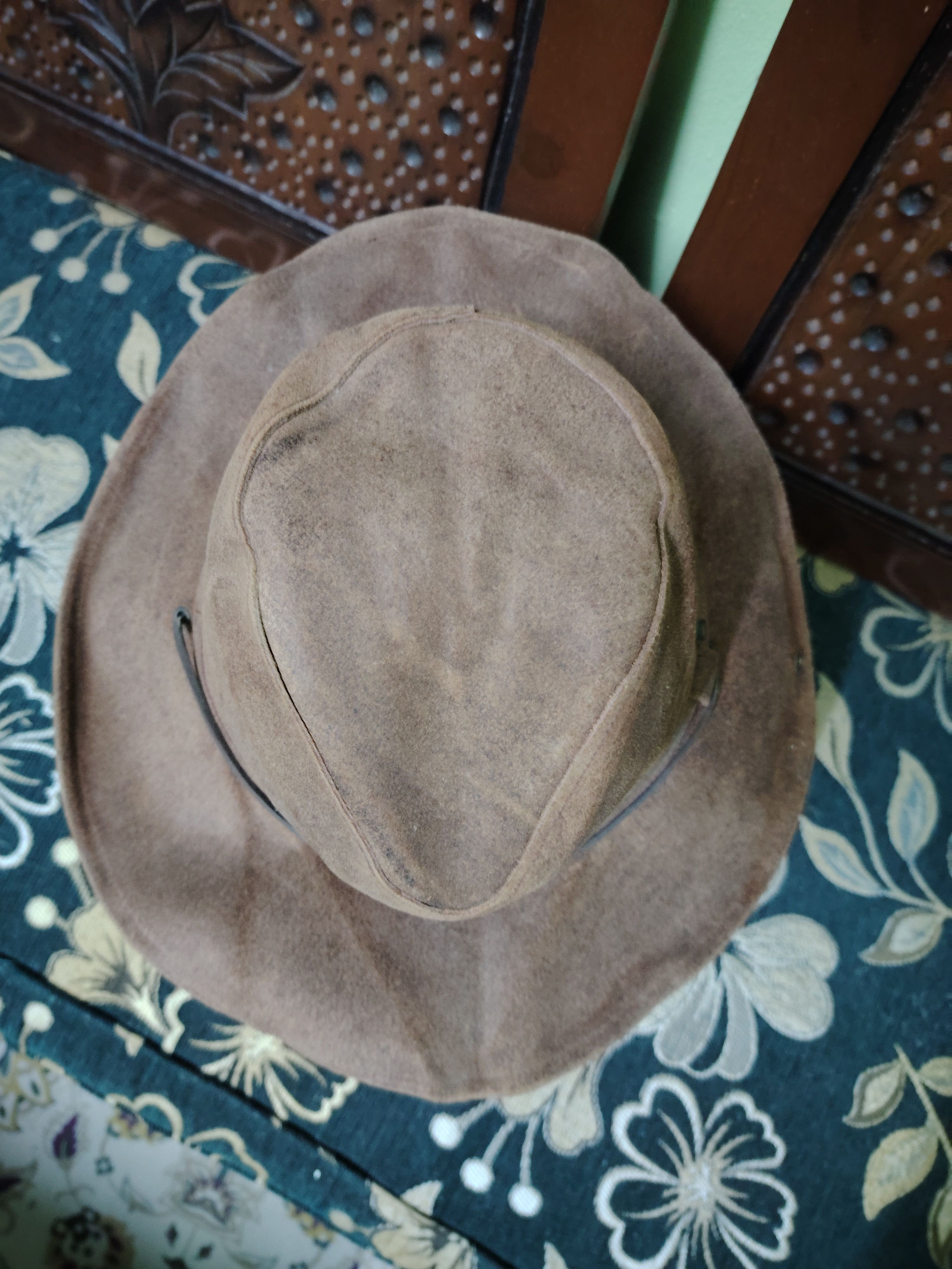 Minnetonka Vintage Minnetonka Genuine Leather Bucket Hat Size ONE SIZE - 5 Thumbnail