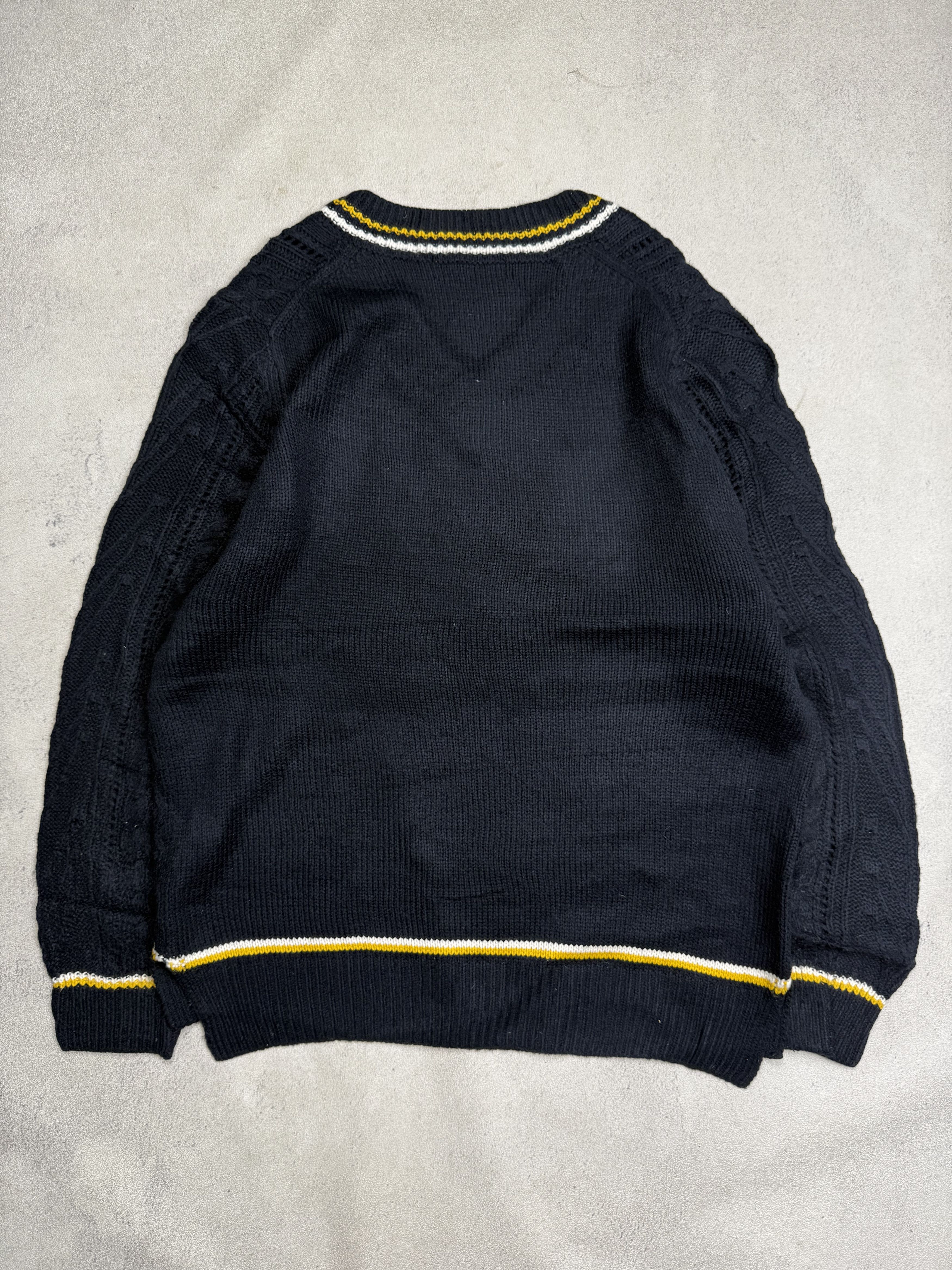 Hang Ten Vintage Hang Ten Cable Knit Cricket Sweater Size US S / EU 44-46 / 1 - 2 Thumbnail