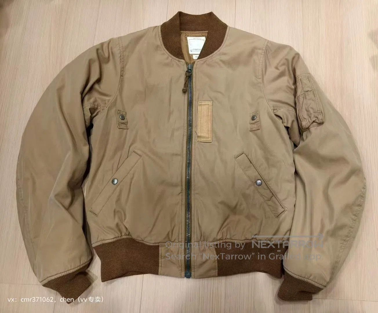Visvim VISVIM 20SS THORSON Mud-Dyed MA1 Jacket. Size US M / EU 48-50 / 2 - 1 Thumbnail