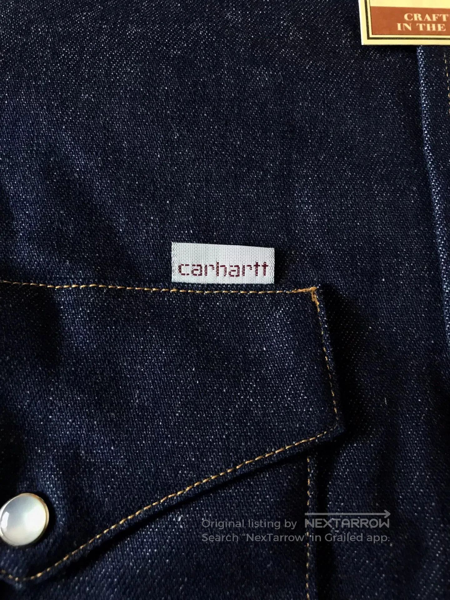 Carhartt 90s Carhartt SU008 Denim Western Shirt. Size US M / EU 48-50 / 2 - 4 Thumbnail
