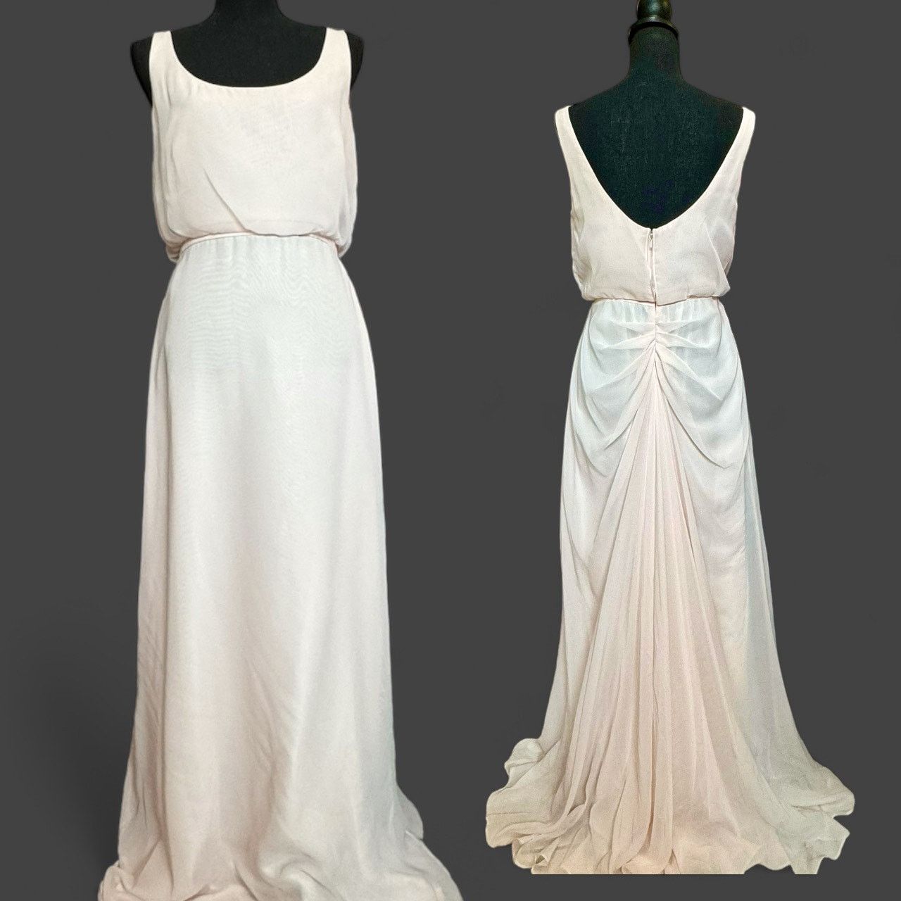 Adrianna Papell Blush Pink Bridesmaids dress Size 10 Wedding Way Size L / US 10 / IT 46 - 1 Thumbnail