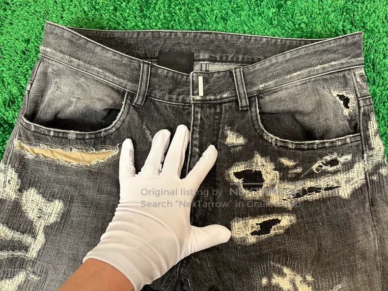 Givenchy Givenchy Ripped Denim Pants Size US 32 / EU 48 - 4 Thumbnail