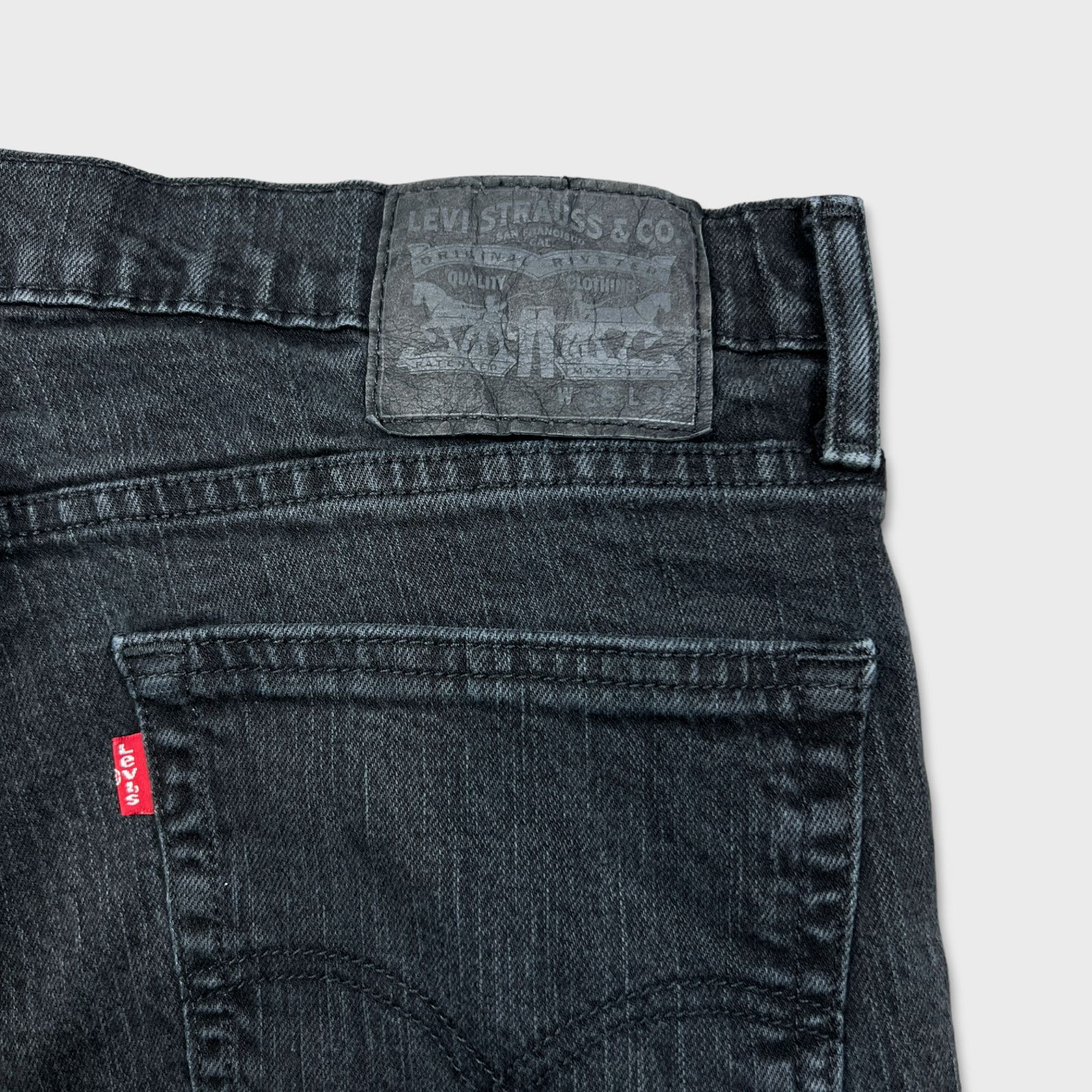 Levi's × Vintage Levi's Jeans 36x32 Black Straight Leg American Denim Pants Size US 36 / EU 52 - 6 Thumbnail
