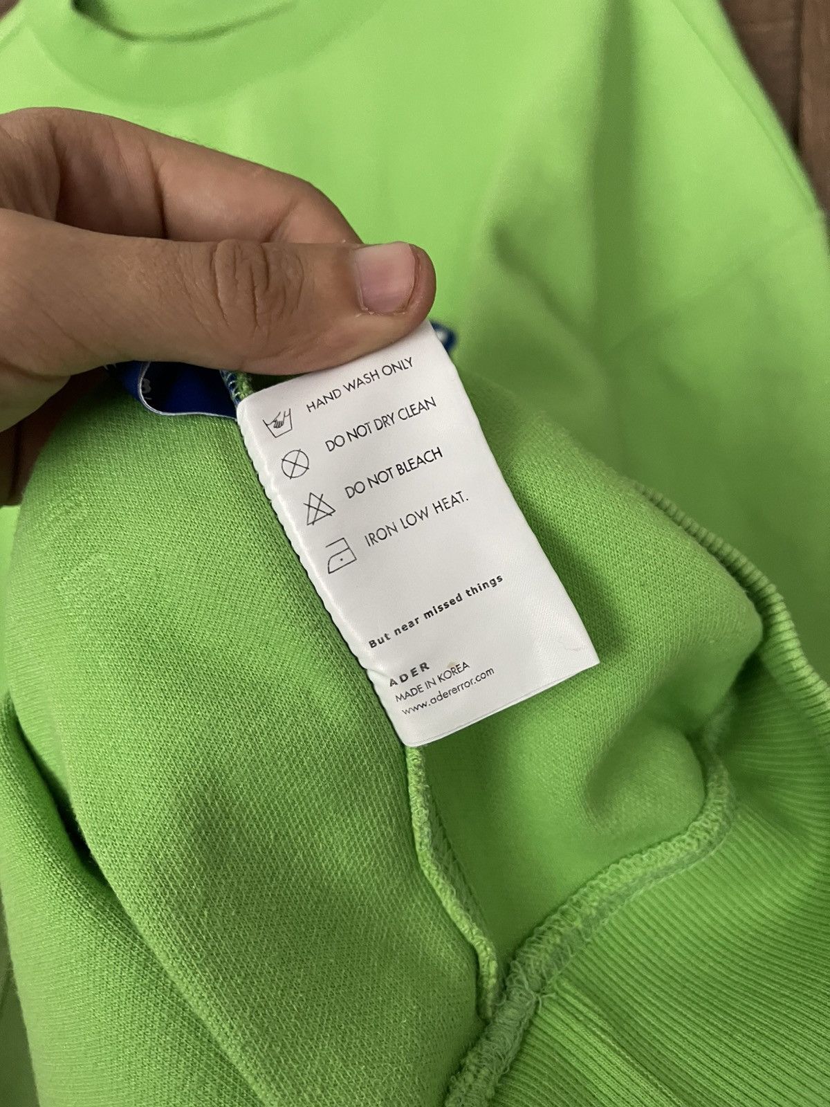 Ader Error Ader Error Sweatshirt Crewneck Size US L / EU 52-54 / 3 - 17 Thumbnail