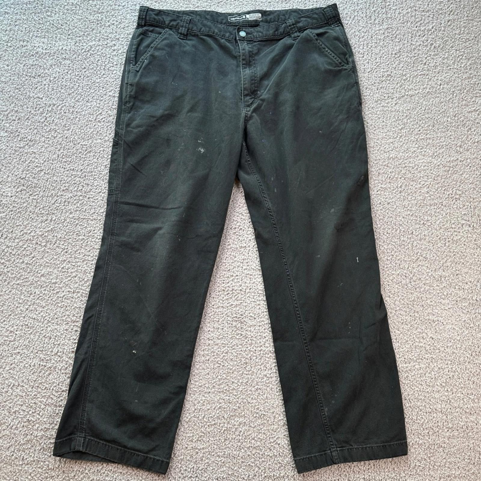 Carhartt Carhartt BN2291M Work Pants Men 42x32 Black Rugged Flex Size US 42 / EU 58 - 1 Thumbnail